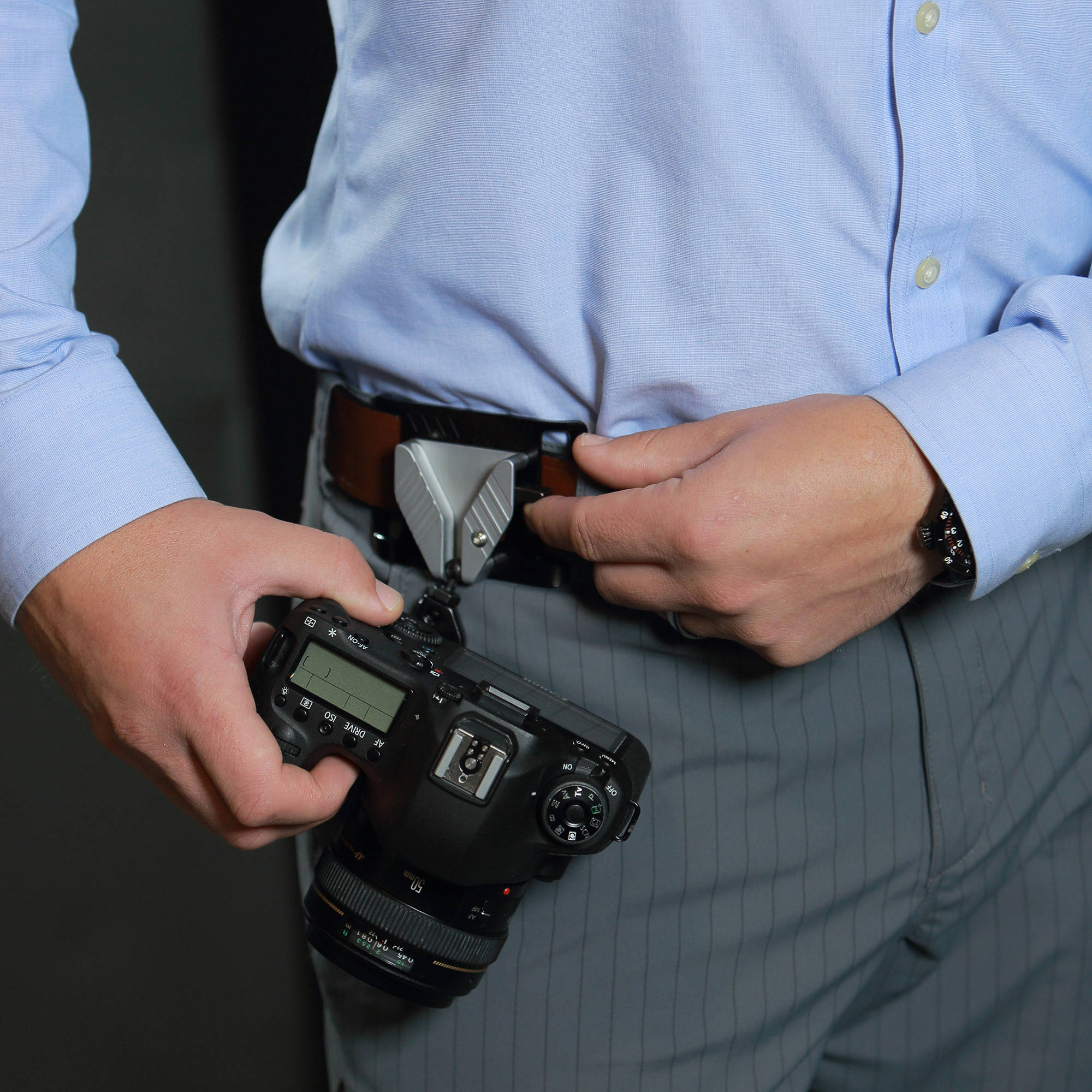 ProMediaGear SH1 Belt Holster with Sphere for DSLR and Mirrorless Cameras - Image 5