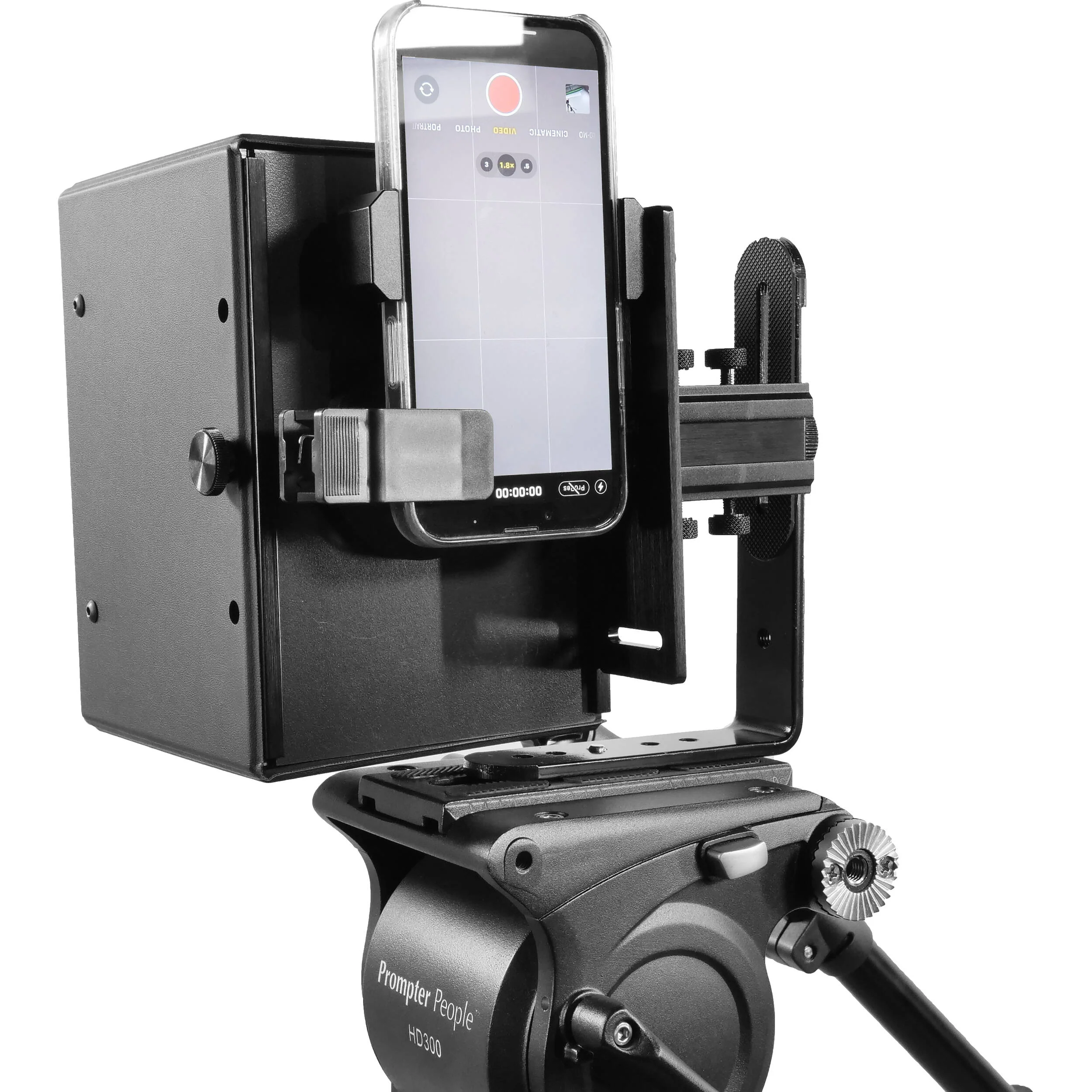 Prompter People Pocket Cue V2 Compact Prompter with Talent Monitor for Smartphones - Image 3