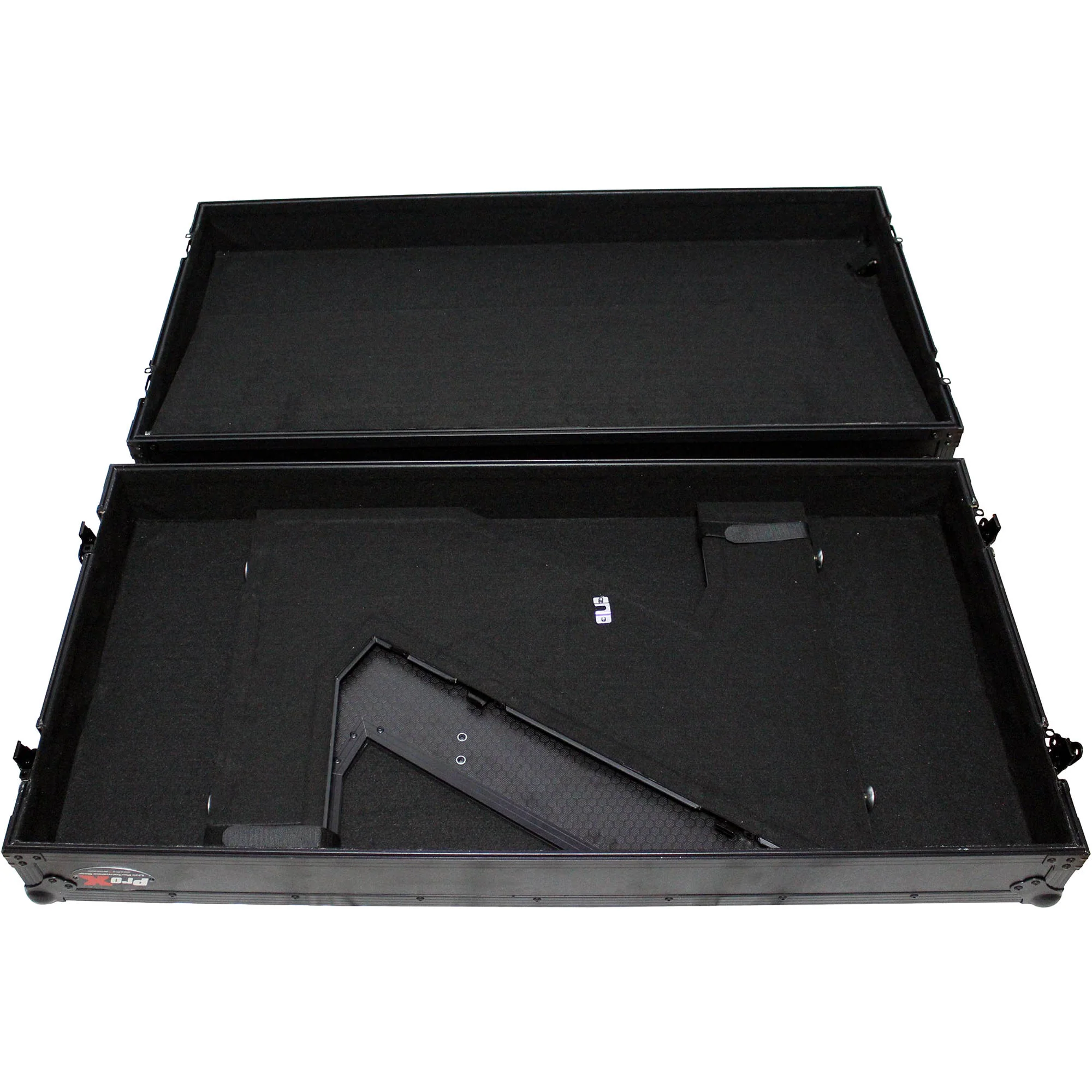 ProX DJ Z-Table MK2 Portable Z-Style DJ Table Flight Case with Handles & Wheels (Black on Black) - Image 14