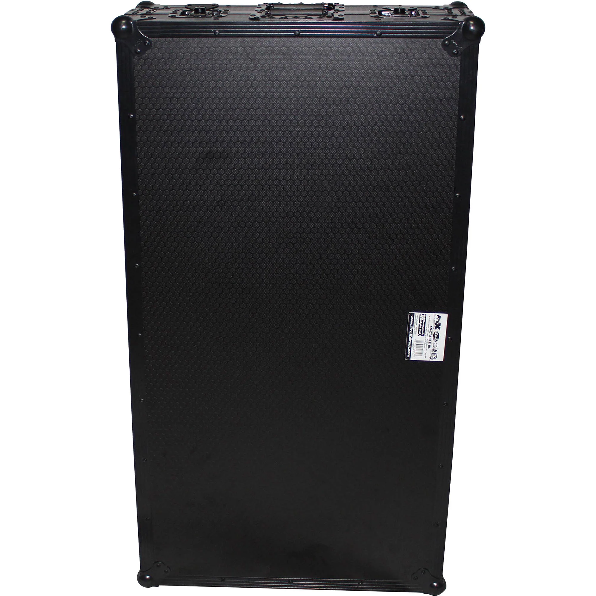 ProX DJ Z-Table MK2 Portable Z-Style DJ Table Flight Case with Handles & Wheels (Black on Black) - Image 16