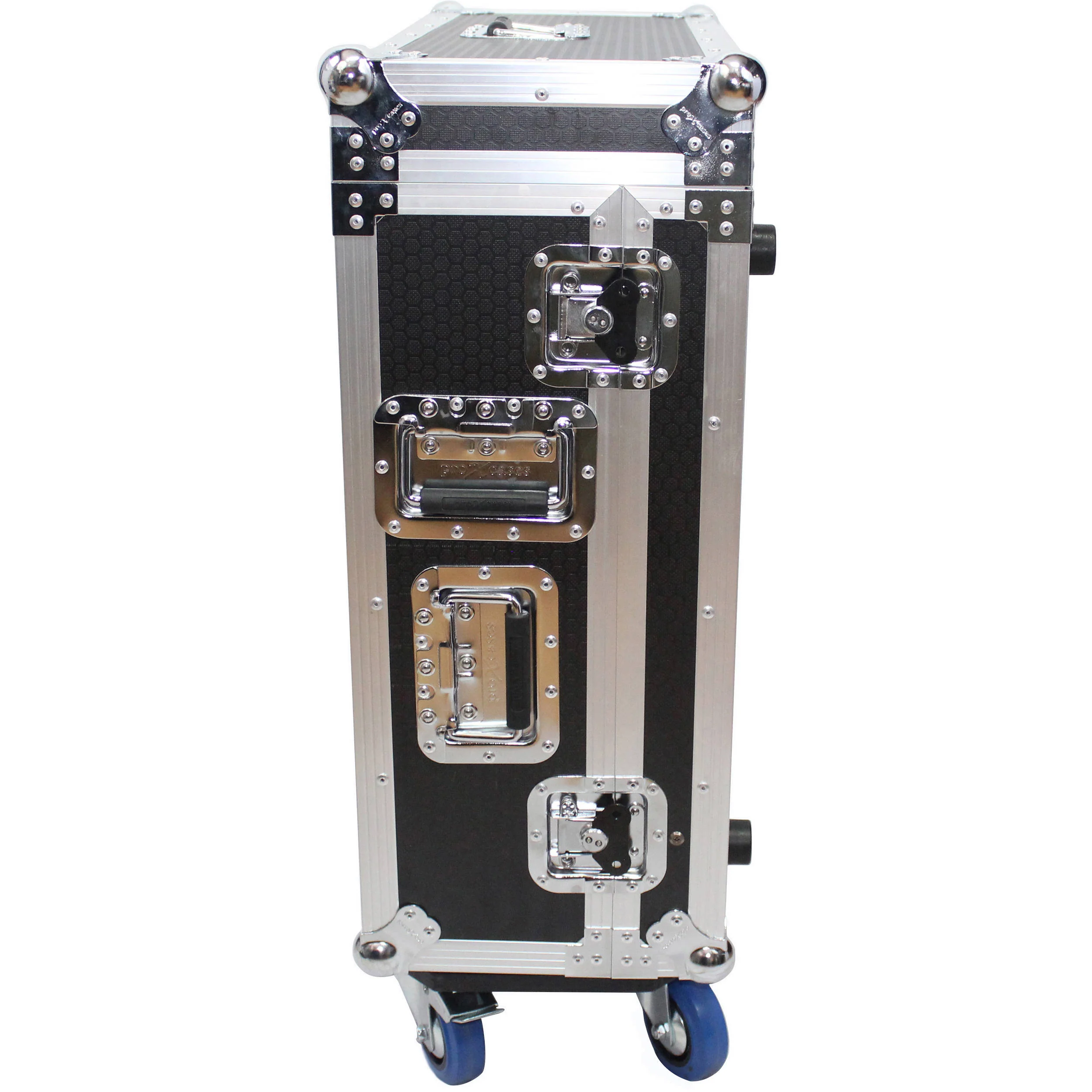 ProX Flight Road Case with Doghouse and Wheels for Allen and Heath QU-24 Digital 24 Channel Mixer - Image 4