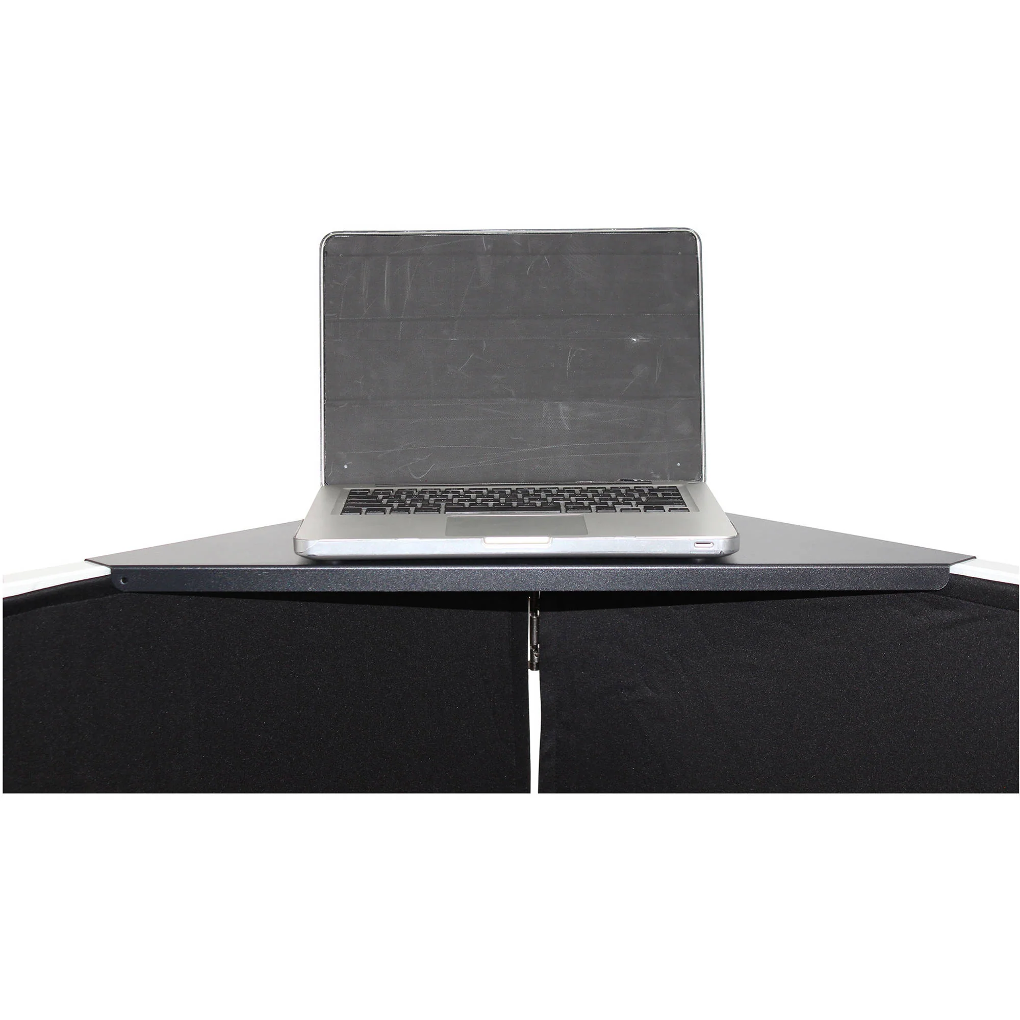 ProX XF-CSB X2 Aluminum Corner Shelf for DJ Facade (Pair, Black) - Image 4