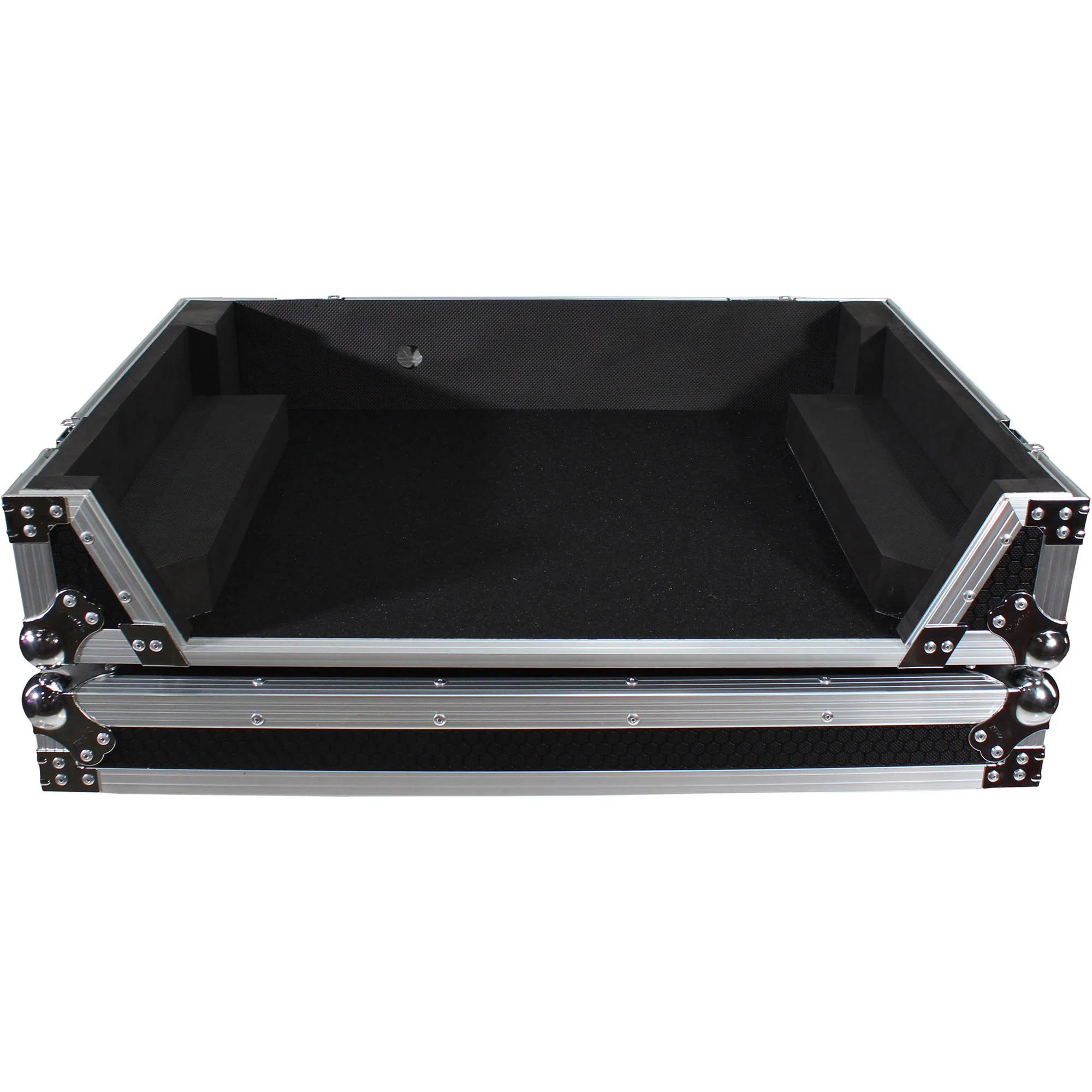 ProX XS-PRIME4 W Flight Case with 1 RU Rackspace and Wheels for Denon DJ Prime 4 (Silver on Black) - Image 12