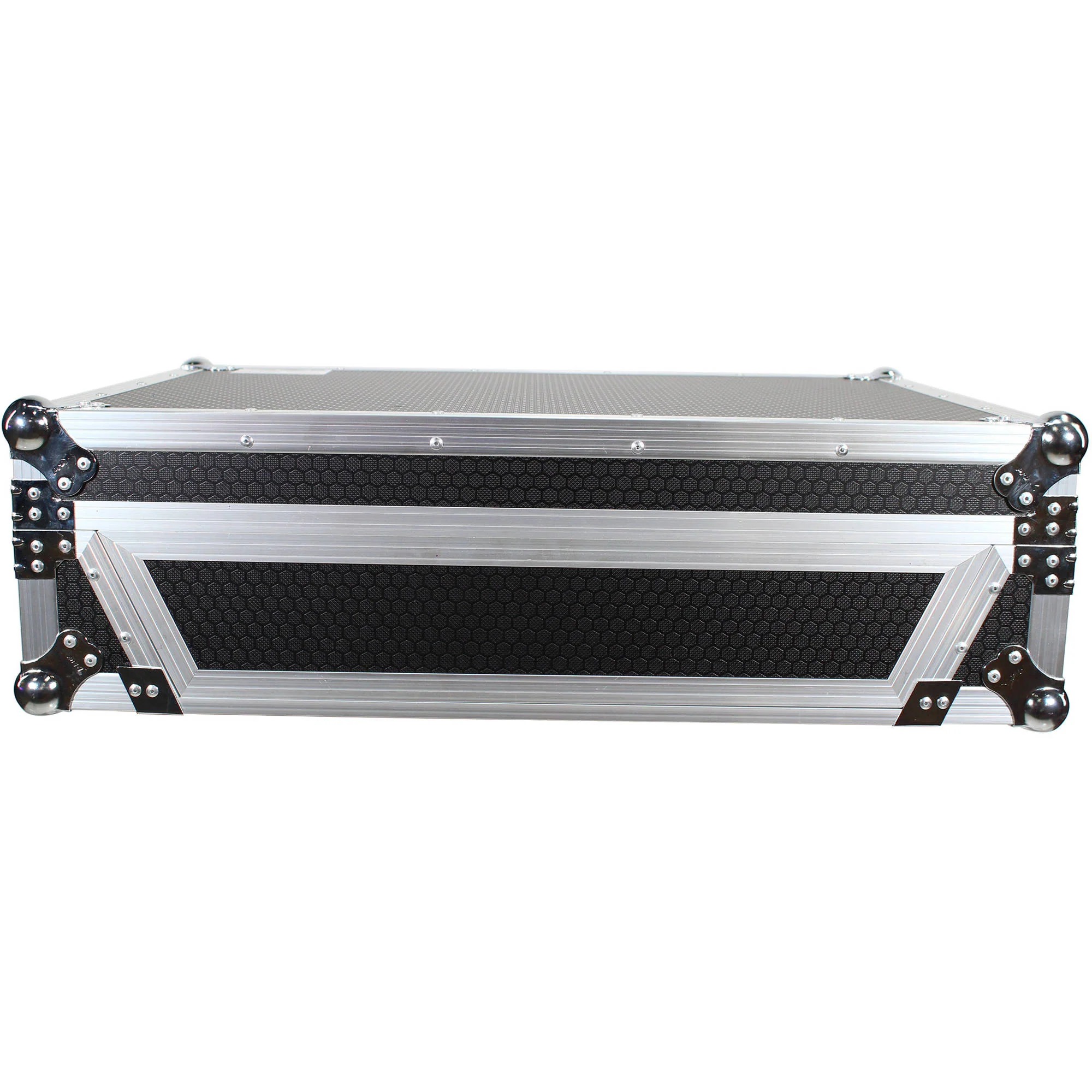 ProX XS-PRIME4 W Flight Case with 1 RU Rackspace and Wheels for Denon DJ Prime 4 (Silver on Black) - Image 9