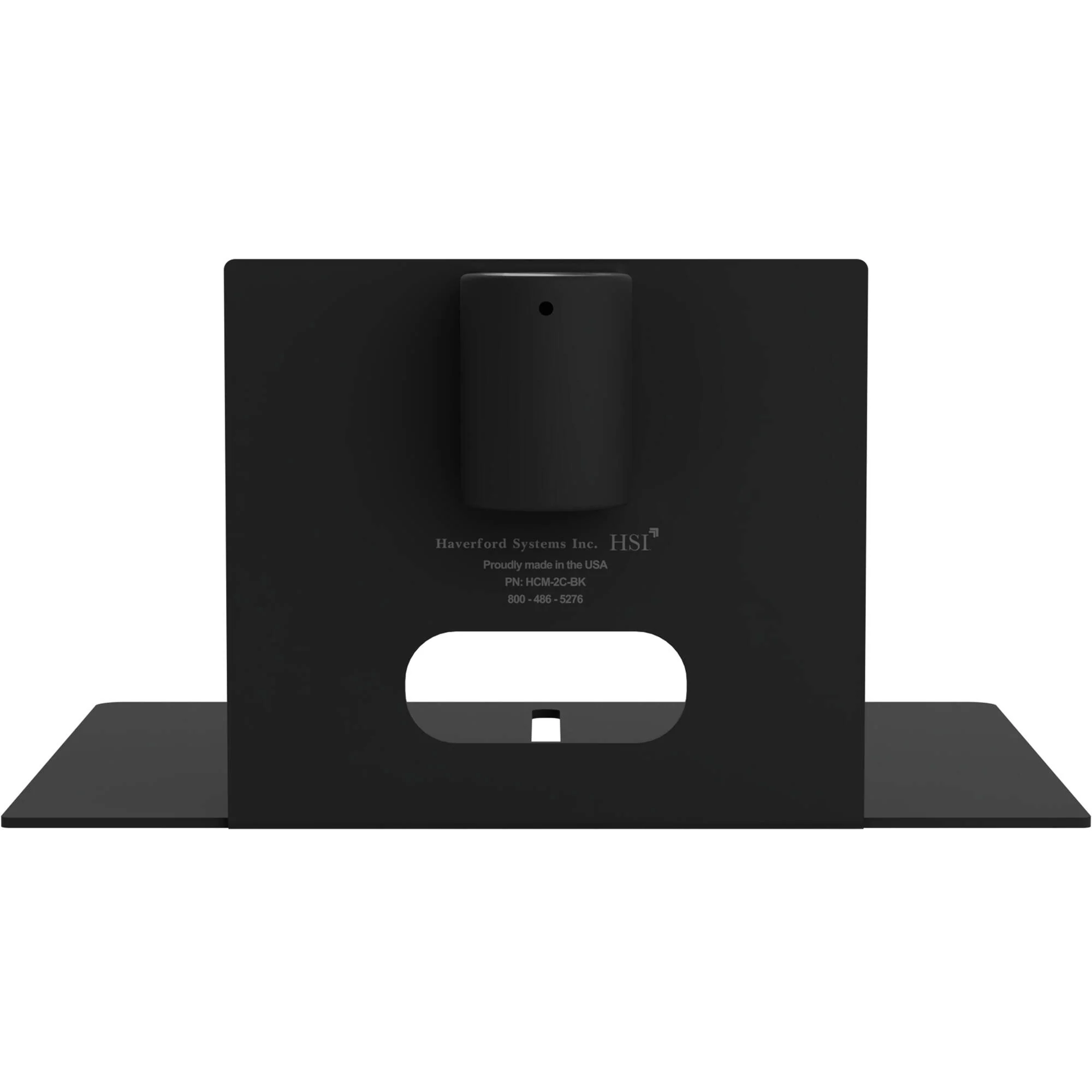 PTZOptics HCM-2C Large Wide Ceiling Mount for 1" Pole (Black) - Image 4