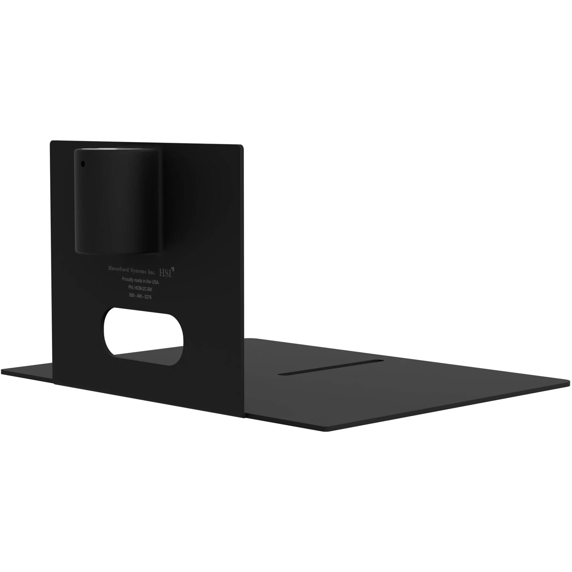 PTZOptics HCM-2C Large Wide Ceiling Mount for 1" Pole (Black) - Image 5