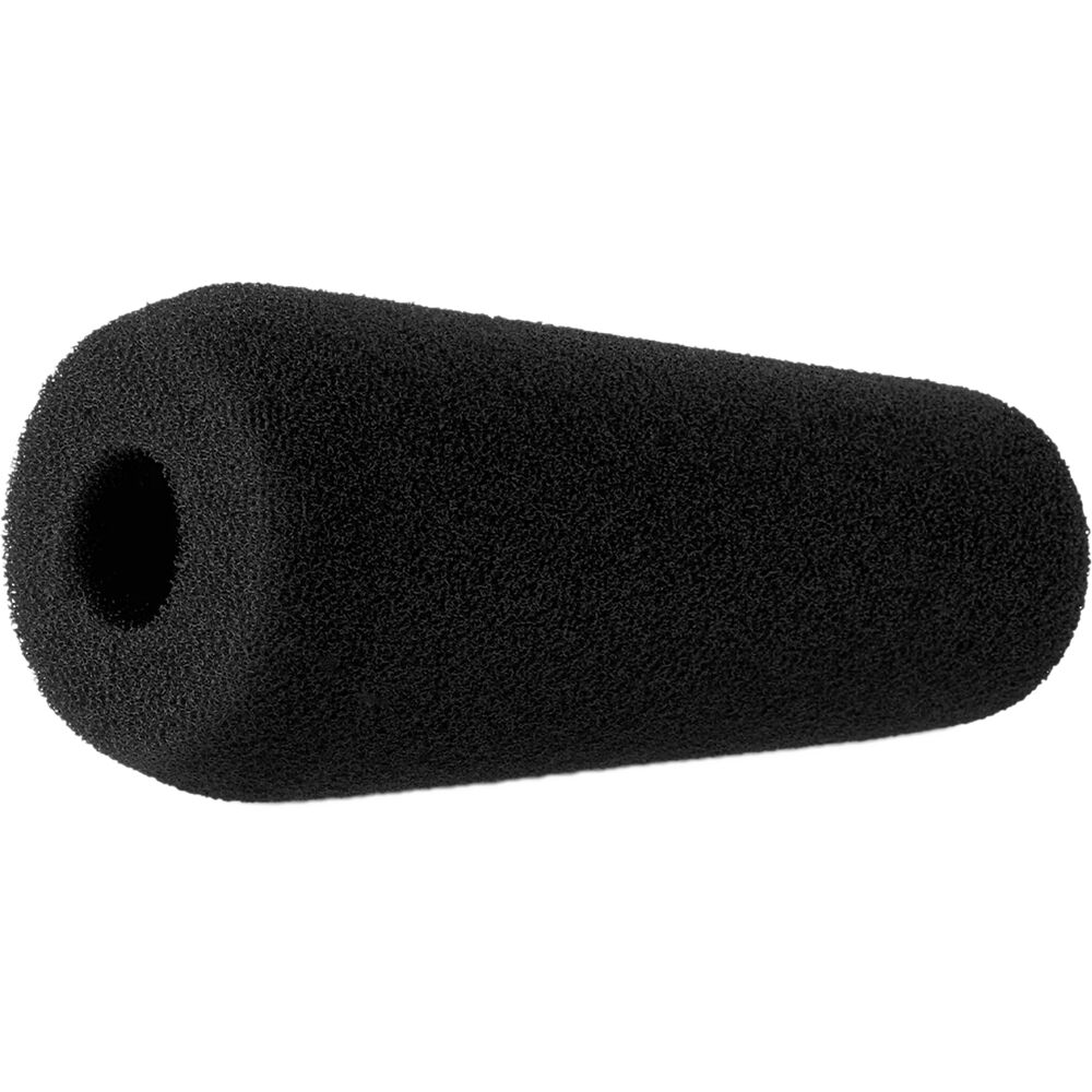 Radius Shotgun Microphone Foam Windscreen for 0.74 to 0.86" Diameter Microphones (Black, 3.9")