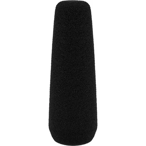 Radius Shotgun Microphone Foam Windscreen for 0.74 to 0.86" Diameter Microphones (Black, 4.7")