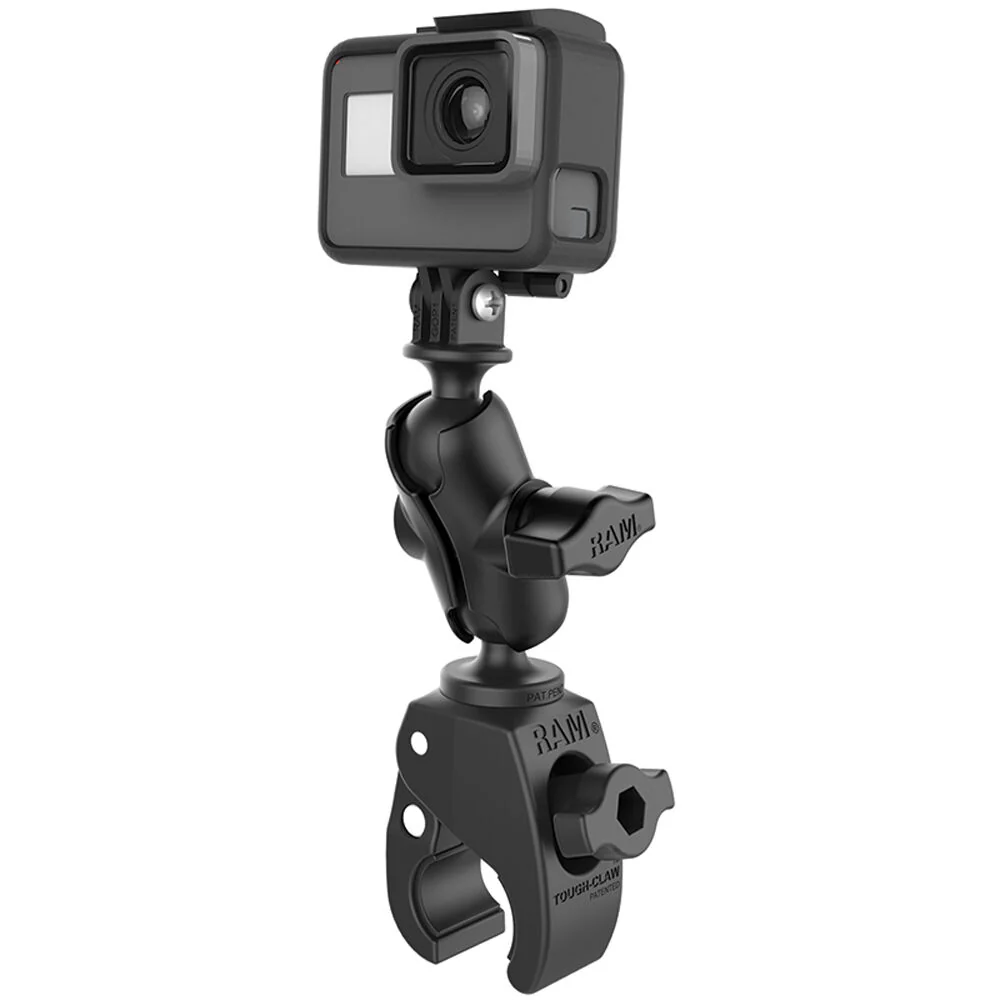 RAM MOUNTS Tough Claw Small Clamp Mount with Universal Camera Adapter - Image 2