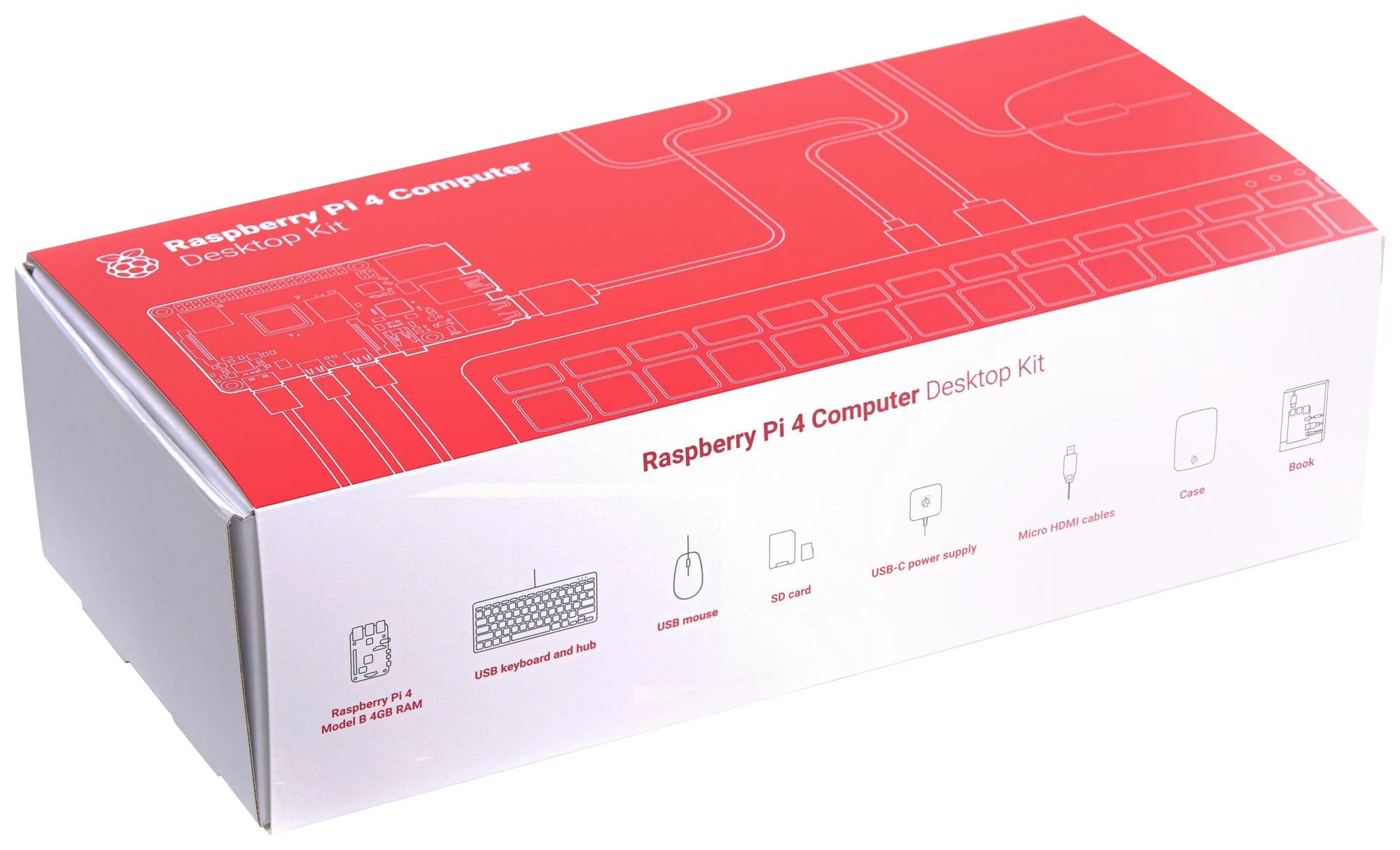 RASPBERRY-PI SC0400AU SBC, Raspberry Pi4 B, BCM2711, ARM Cortex-A72, 4GB RAM, MicroSD, Wifi, 2x micro-HDMI, HDMI, AU