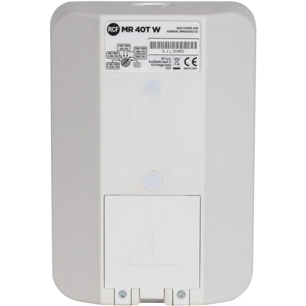RCF MR 40T 2-Way 4" Passive Speaker with Transformer (White) - Image 4