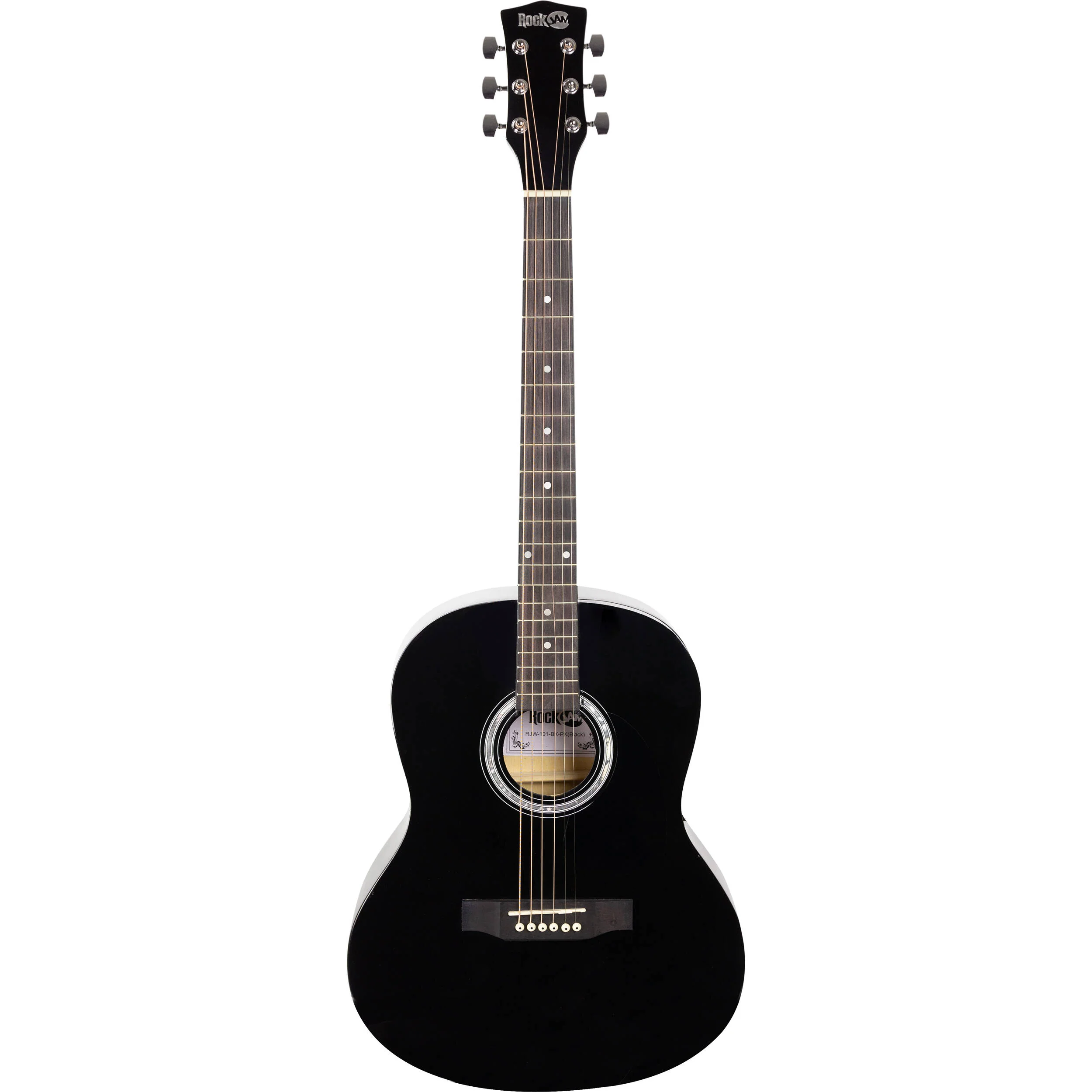 RockJam Full-Sized Acoustic Guitar Kit (Black) - Image 4