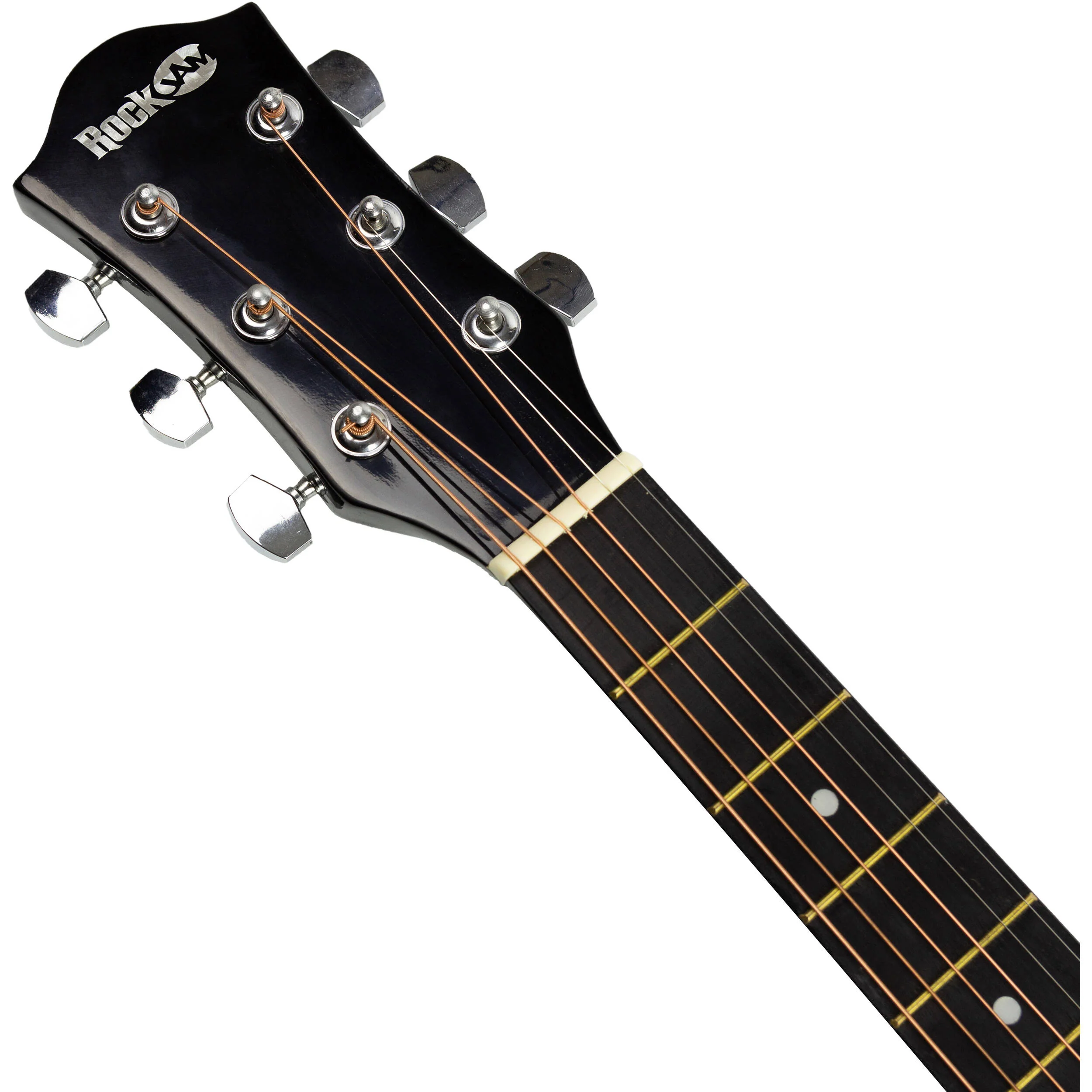 RockJam Full-Sized Acoustic Guitar Kit (Black) - Image 6