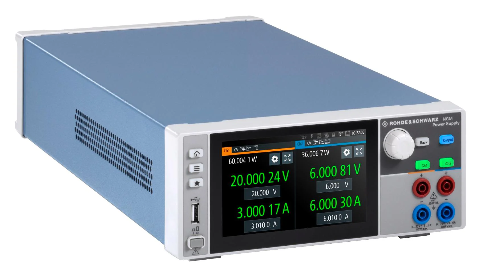 Rohde & Schwarz NGM-COM2B Bench Power Supply Adjustable 4 Output 0 V 64 10 A - Image 6