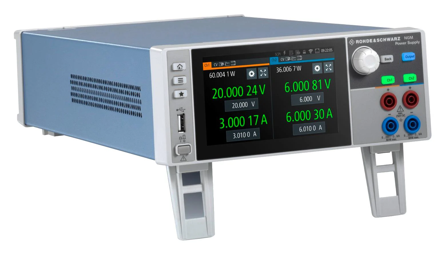 Rohde & Schwarz NGM-COM2B Bench Power Supply Adjustable 4 Output 0 V 64 10 A - Image 9