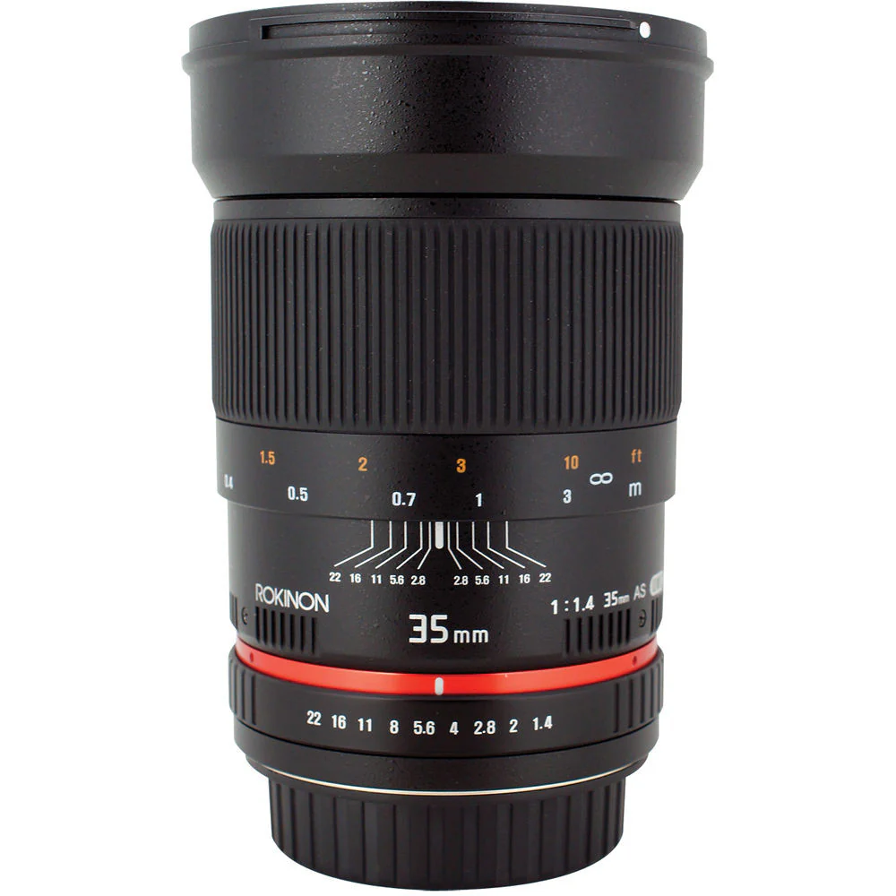 Rokinon 35mm f/1.4 AS UMC Lens for Nikon F (AE Chip) - Image 4