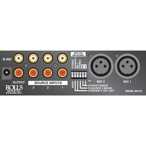 Rolls MX153 MixMate Mic/Line Mixer - Image 3