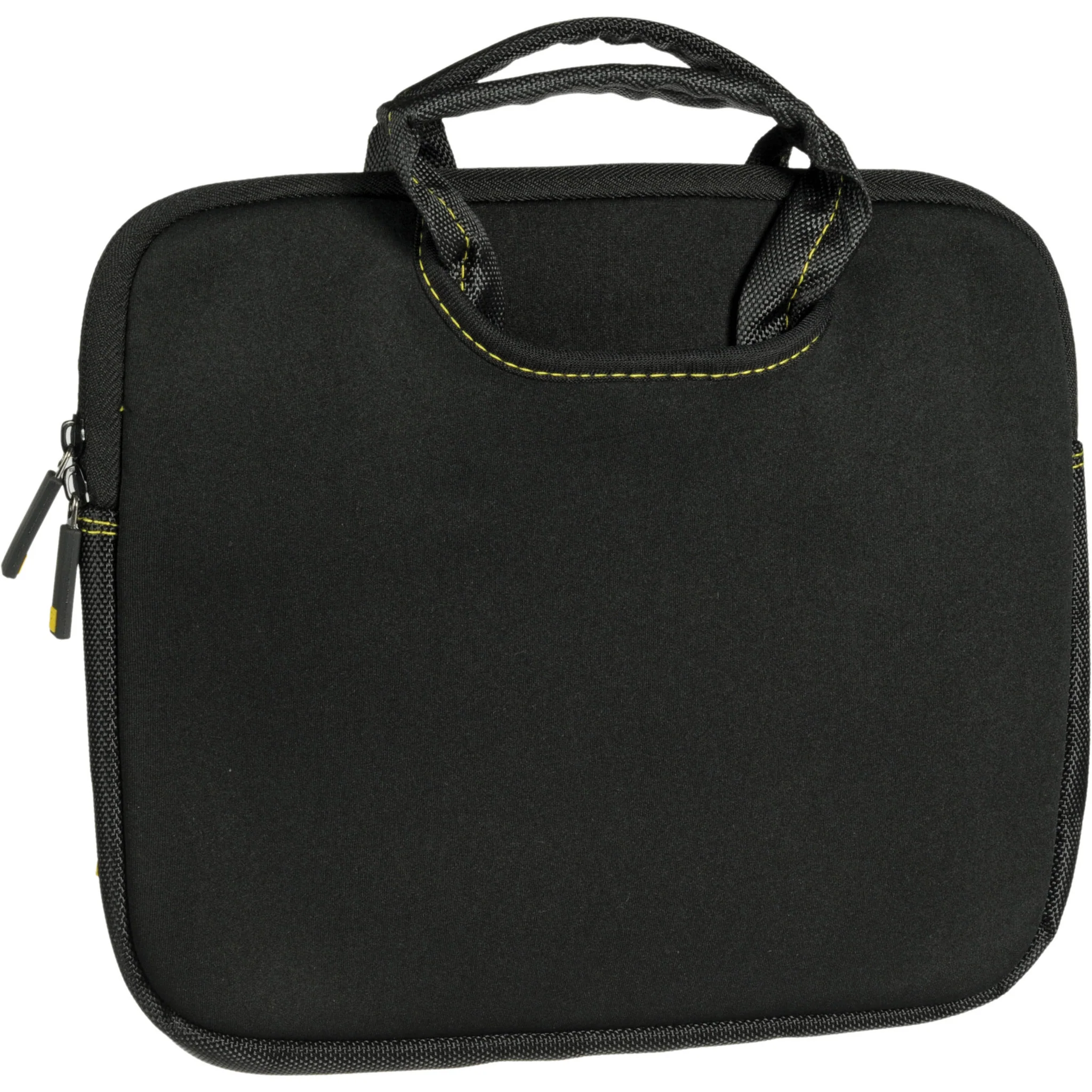 Ruggard 10" Ultra Thin Netbook Sleeve With Handles (Black/Yellow) - Image 4