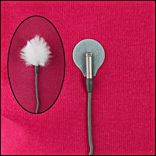 Rycote Overcovers - Lavalier Wind Cover and Adhesive Mount with Fur Disc for Hi-Wind Diffusion - Image 5