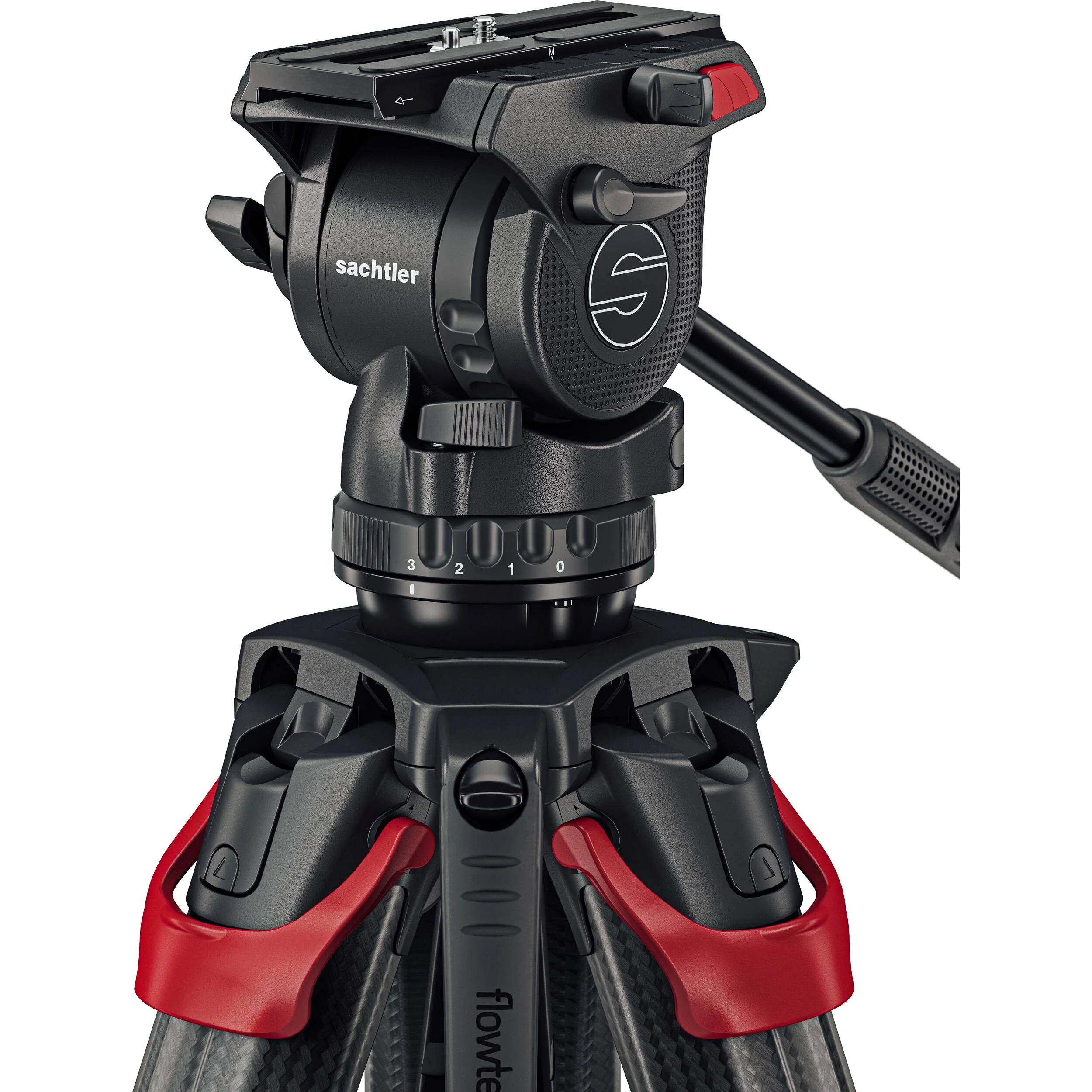Sachtler Flowtech 75 MS Carbon Fiber Tripod System with Ace XL Mark II Fluid Head - Image 2