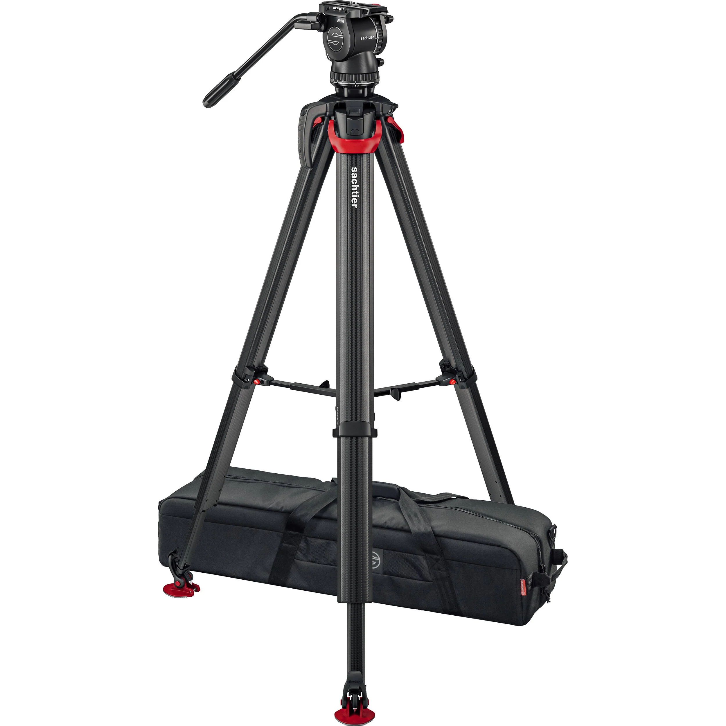 Sachtler FSB-8 Fluid Head & flowtech 75mm Tripod System MS Mk II