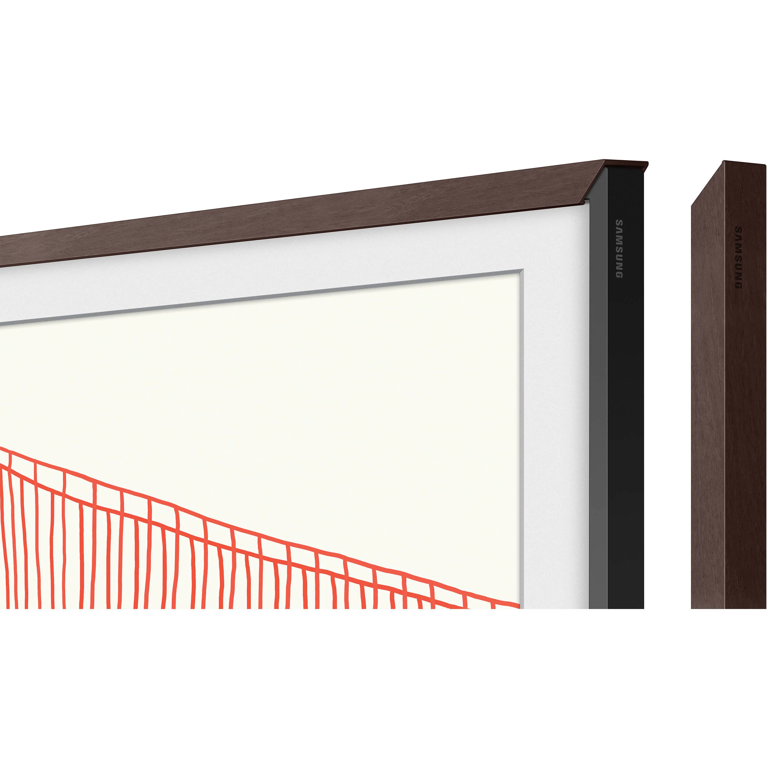 Samsung Customizable Bezel for the 2021 50" The Frame TV (Modern Brown) - Image 5