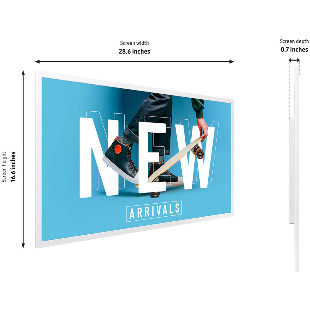 Samsung EMDX Series 32" QHD Color E-Paper Smart Signage Display - Image 6