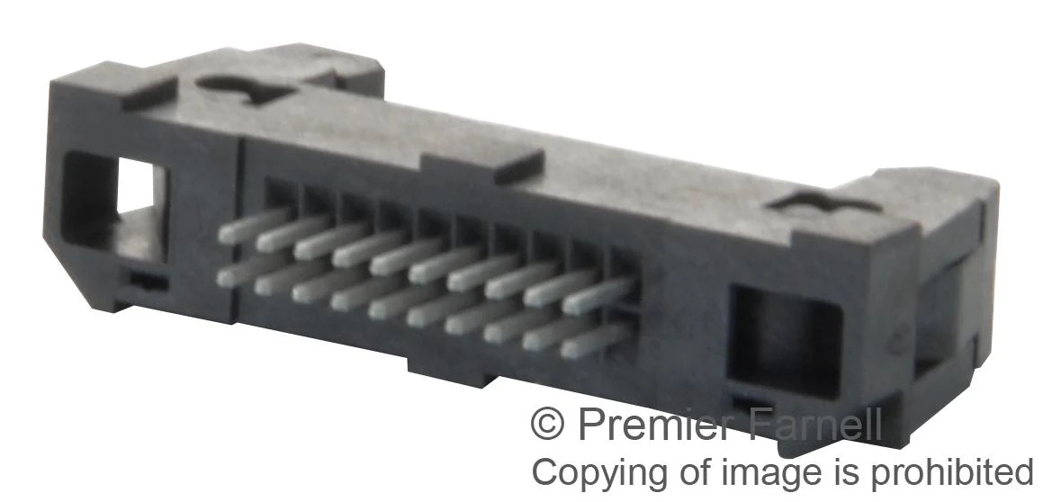 Samtec EHF-110-01-L-D Wire-To-Board Connector 1.27 mm 20 Contacts Header EHF Series Through Hole 2 Rows - Image 2