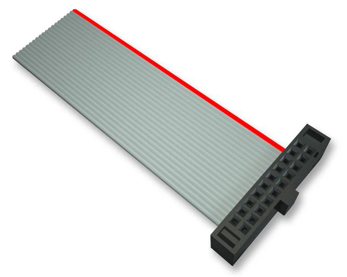Samtec FFSD-07-D-06.00-01-N-R Ribbon Cable IDC Receptacle 14 Ways 6 " 152.4 mm 1.27