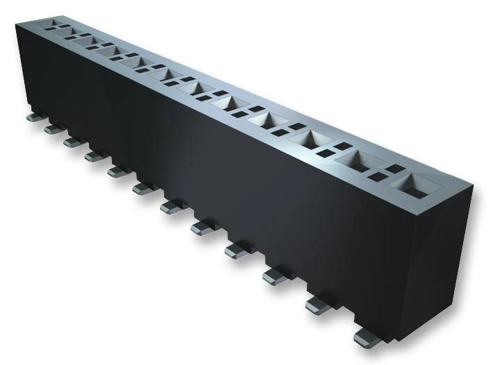 Samtec FHP-03-01-T-S Board-To-Board Connector 3.96 mm 3 Contacts Receptacle FHP Series Through Hole 1 Rows