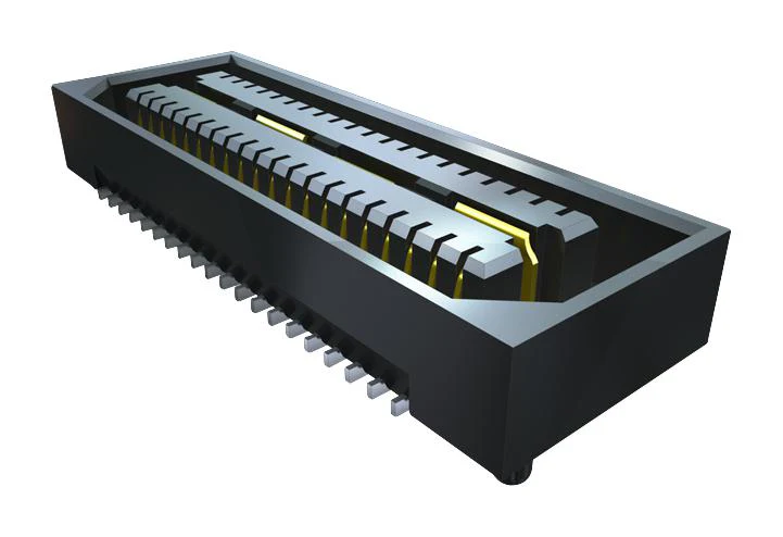 Samtec QSE-040-01-F-D-A-K-TR Mezzanine Connector Receptacle 0.8 mm 2 Rows 80 Contacts Surface Mount Phosphor Bronze New