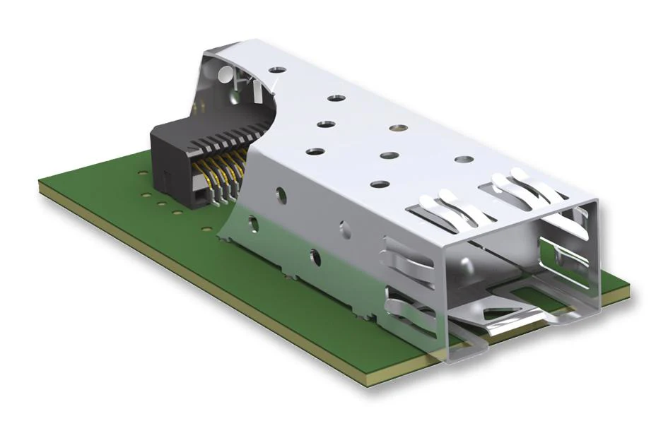 Samtec SFPK-SL Cage & Connector SFP 1 x (Single) Without Heat Sink Light Pipe Through Hole