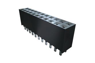 SAMTEC SSW-103-01-F-D PCB Receptacle, Board-to-Board, 2.54 mm, 2 Rows, 6 Contacts, Through Hole Mount, SSW
