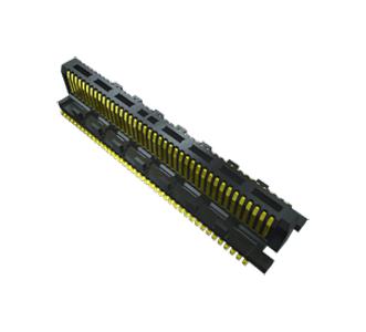 SAMTEC ST4-40-1.50-L-D-P-TR Mezzanine Connector, Micro Beam, Header, 0.4 mm, 2 Rows, 80 Contacts, Surface Mount