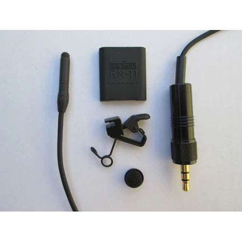 Sanken COS-11D Omni Lavalier Mic, Reduced Sens, Hardwired 1/8" TRS Connector for Sennheiser Evolution Wireless Transmitter (with Accessories, Black) - Image 3
