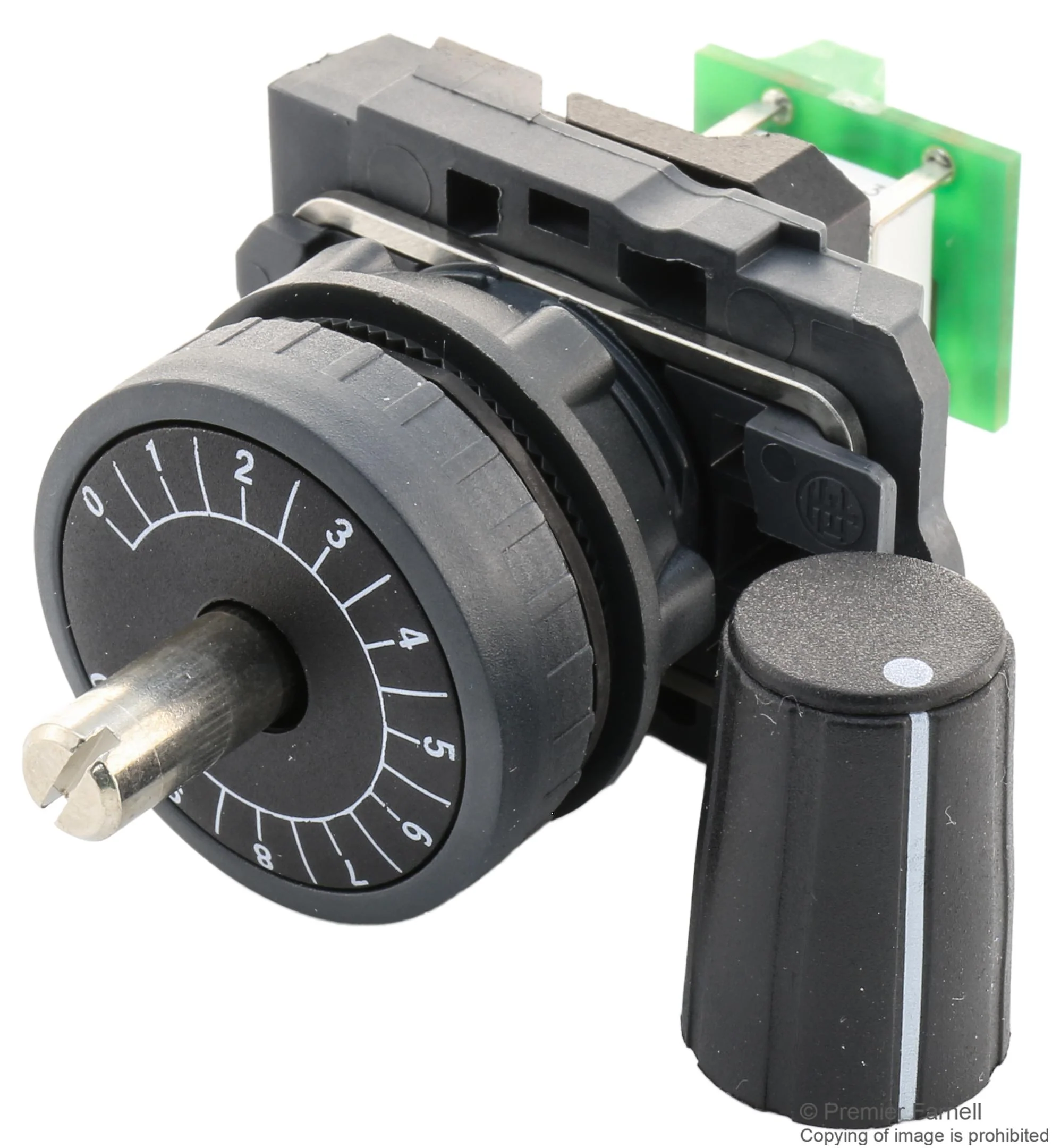 Schneider Electric XB5AD912R10K Rotary Potentiometer 10 Kohm 1 W ± 10% Harmony XB5 Series Turns Linear