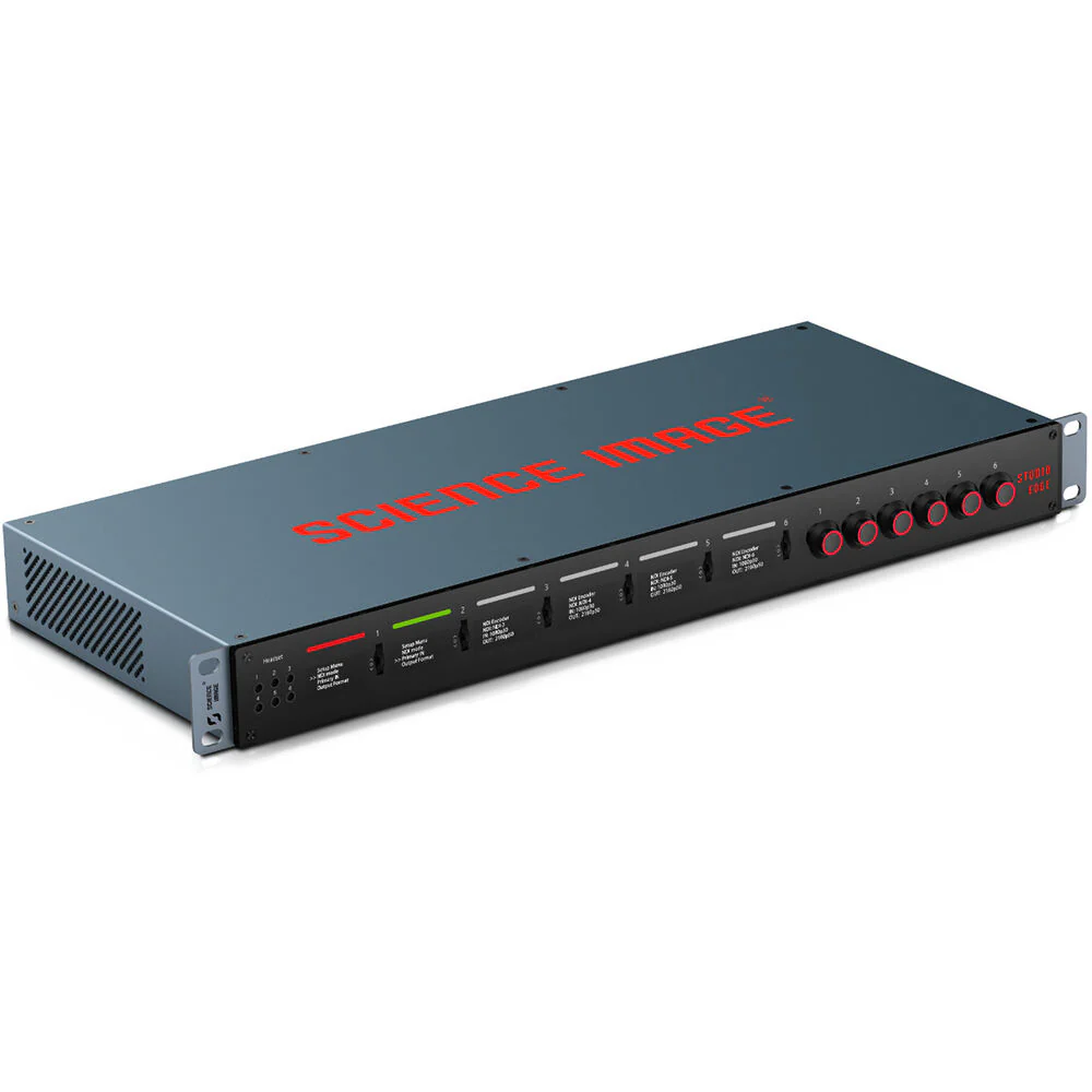 SCIENCE IMAGE Studio Edge 6-Channel Rackmount Bidirectional 4K SDI/HDMI/Full NDI Converter (1 RU)