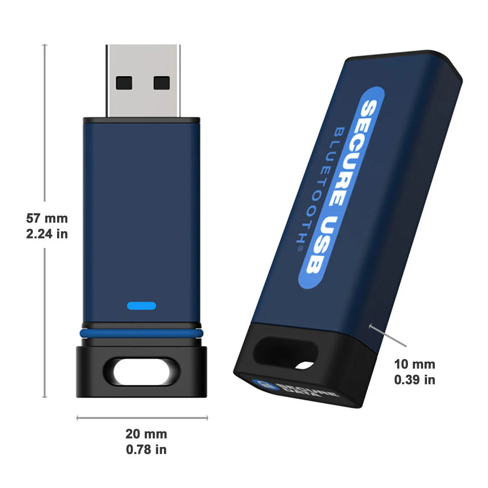 SecureData SecureUSB BT 32GB Hardware Encrypted Flash Drive - Image 3