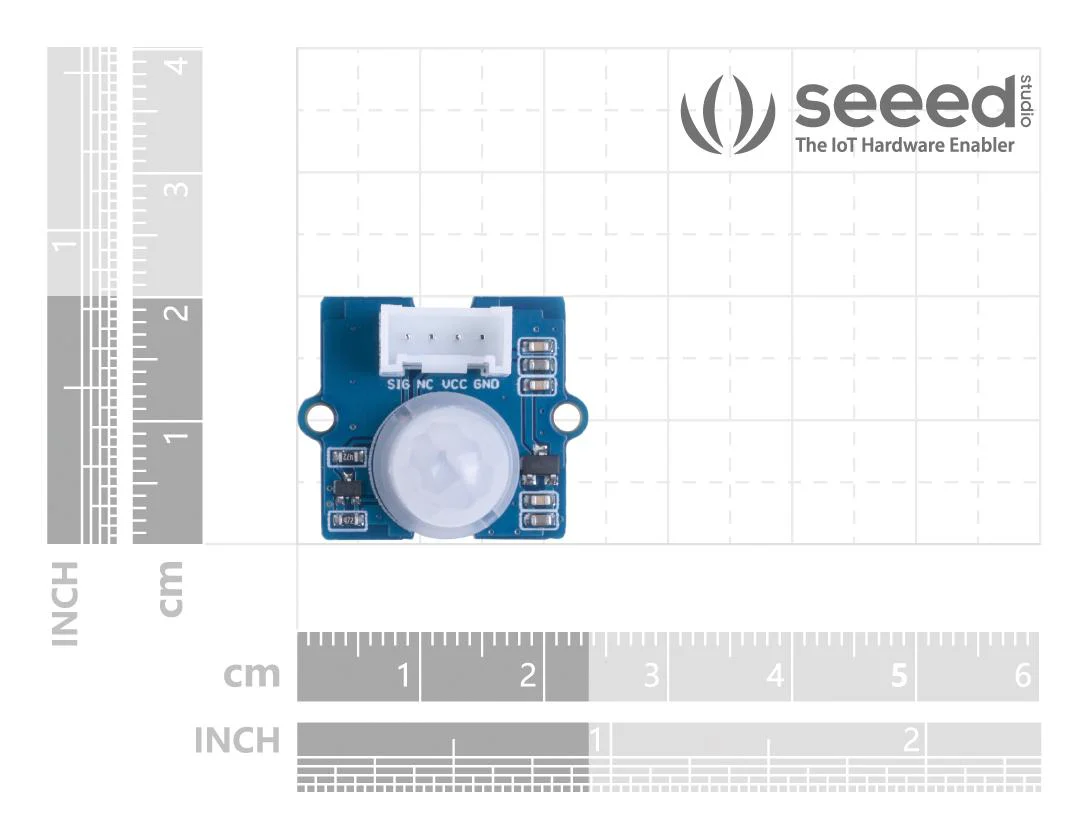 Seeed Studio 101020793 PIR Motion Sensor Board With Cable Digital 3V to 5V Arduino & Raspberry Pi - Image 5