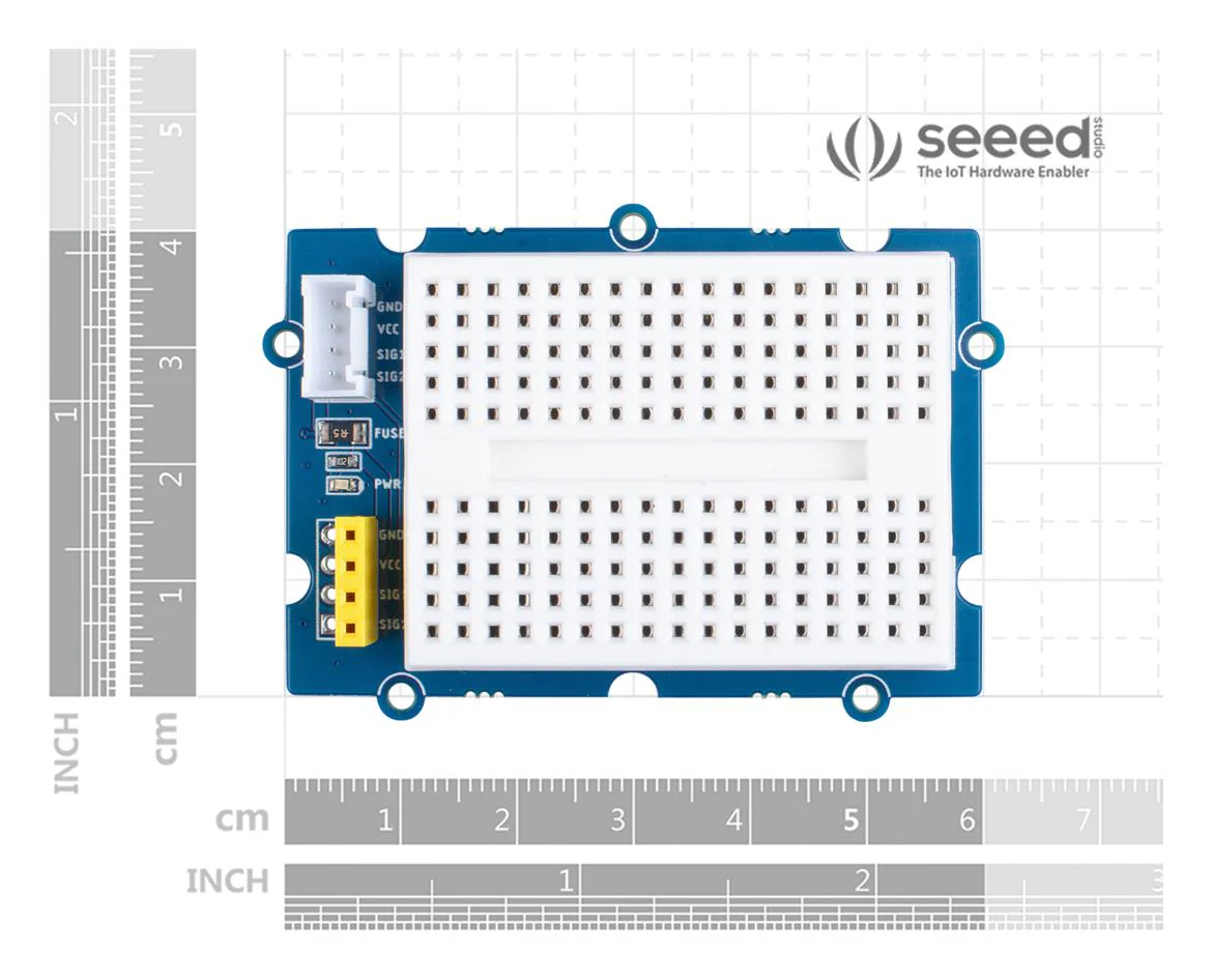 Seeed Studio 103020232 Breadboard With Cable & 4 Pin Header 35mm x 47mm 8.5mm - Image 6