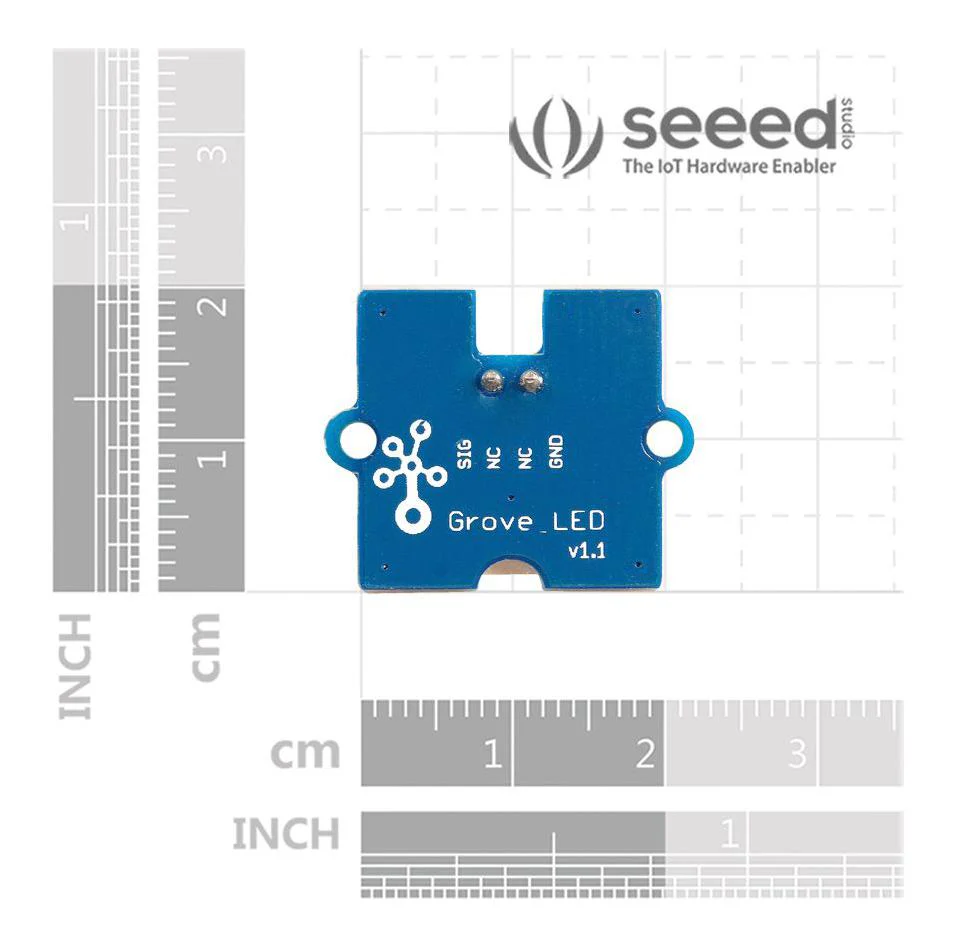 Seeed Studio 104020002 LED Module Purple 3mm 3.3V / 5V Arduino & Raspberry Pi Board - Image 4