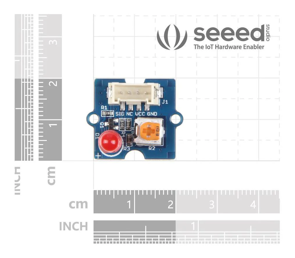 Seeed Studio 104030005 LED Board Red 5 V Arduino & Raspberry Pi - Image 4