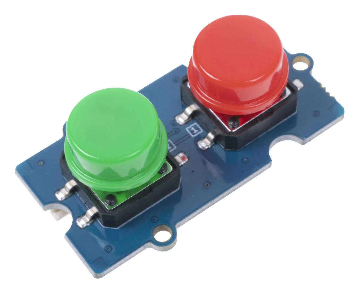 Seeed Studio 111020103 Dual Button Module With Keycaps & Cable 3V to 5V Arduino Raspberry Pi Board