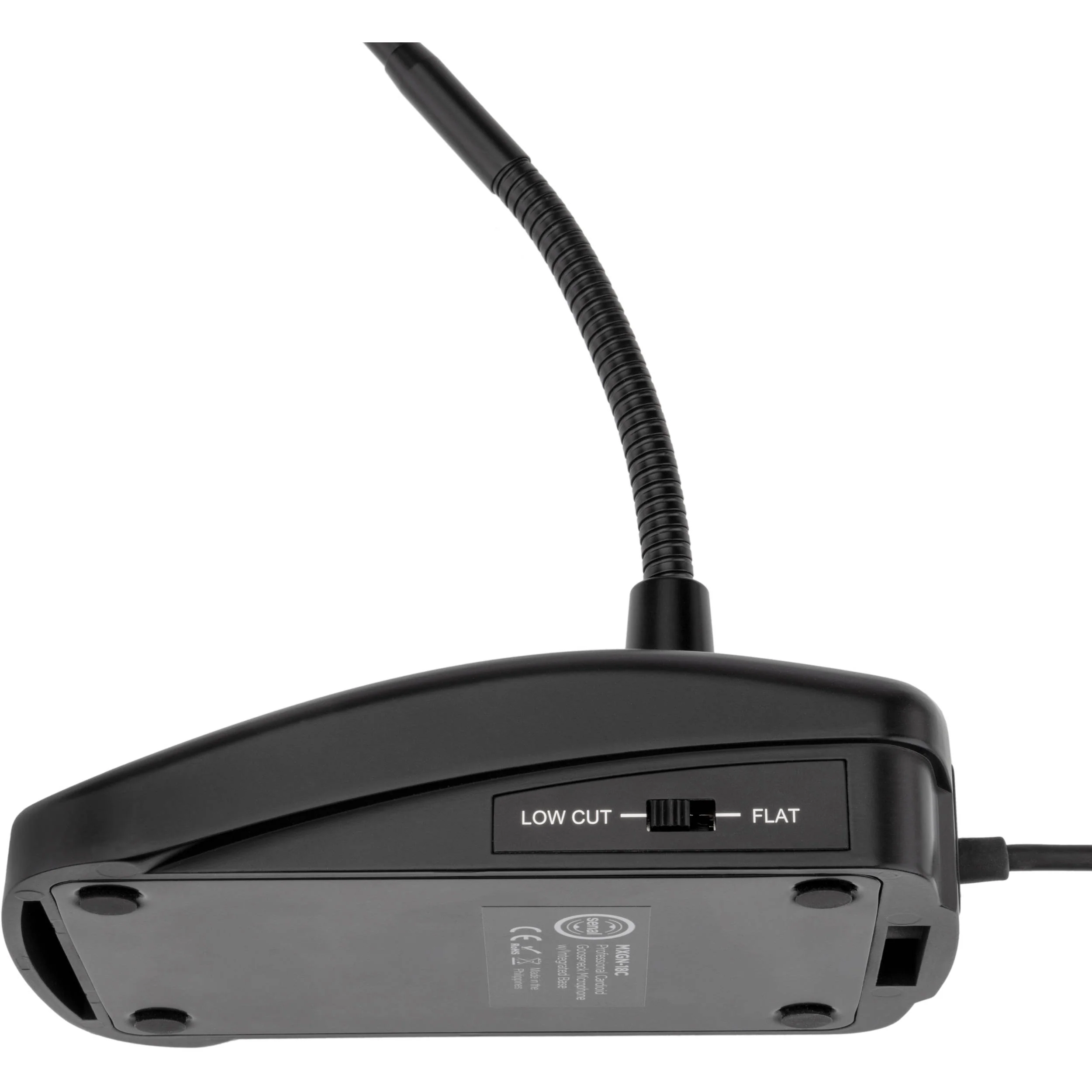 Senal MXGN-18C 18" Gooseneck Condenser Microphone with Integrated Base & Silent Touch Pad - Image 5