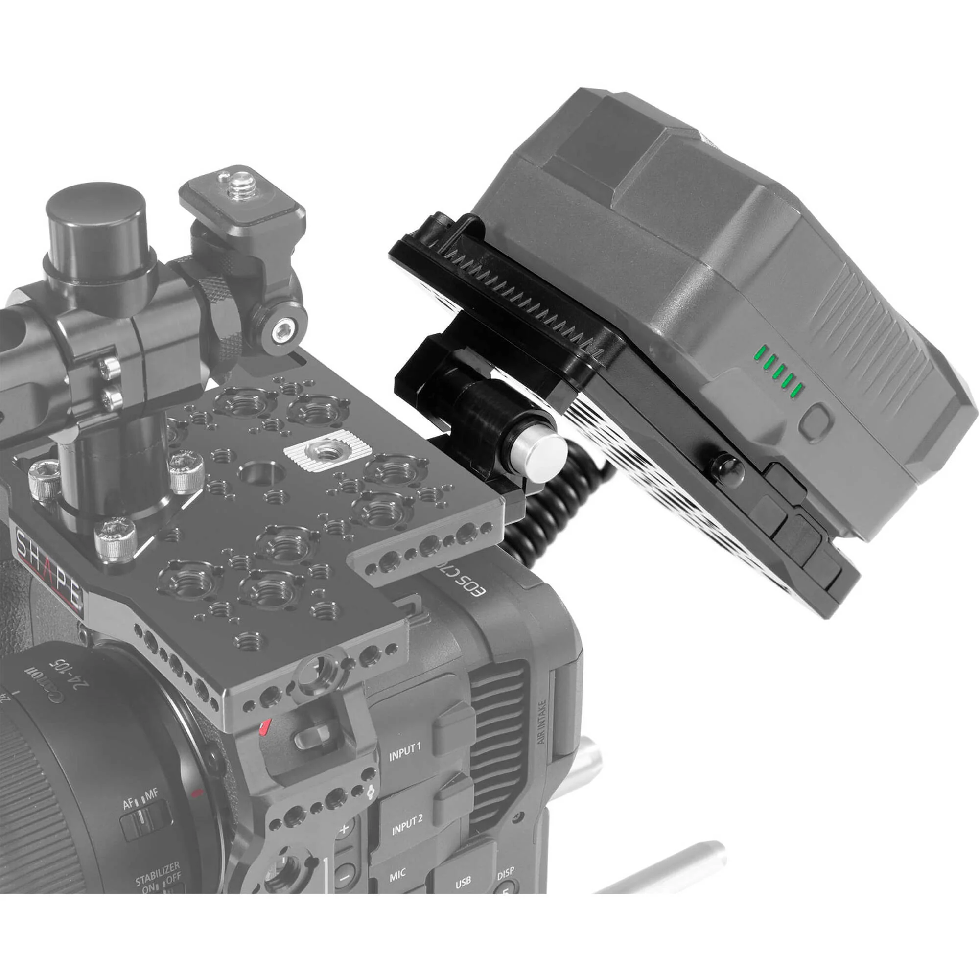 SHAPE Pivoting Battery Plate for Canon C70 (V-Mount) - Image 3