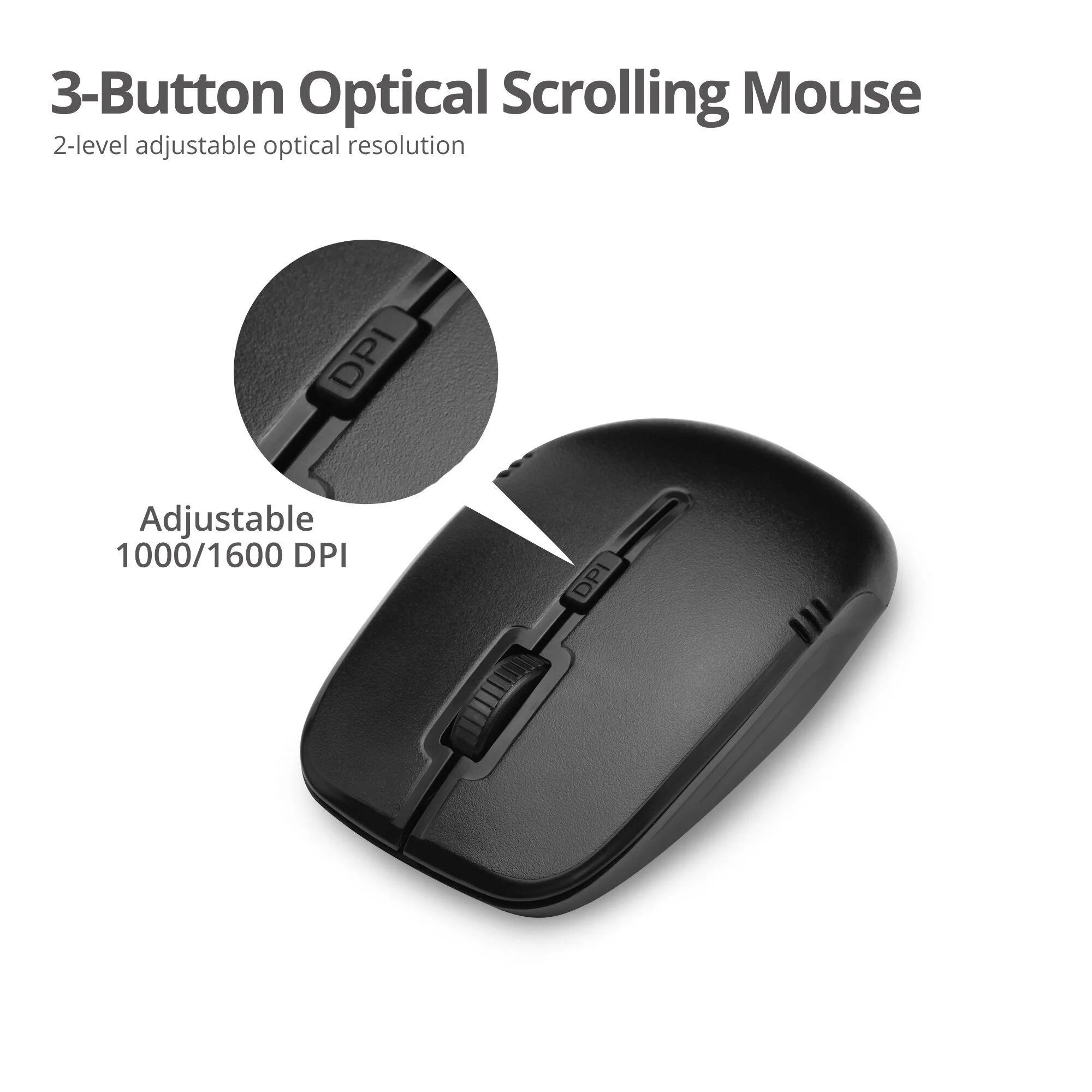 SIIG Wireless Extra-Duo Keyboard & Mouse - Image 5