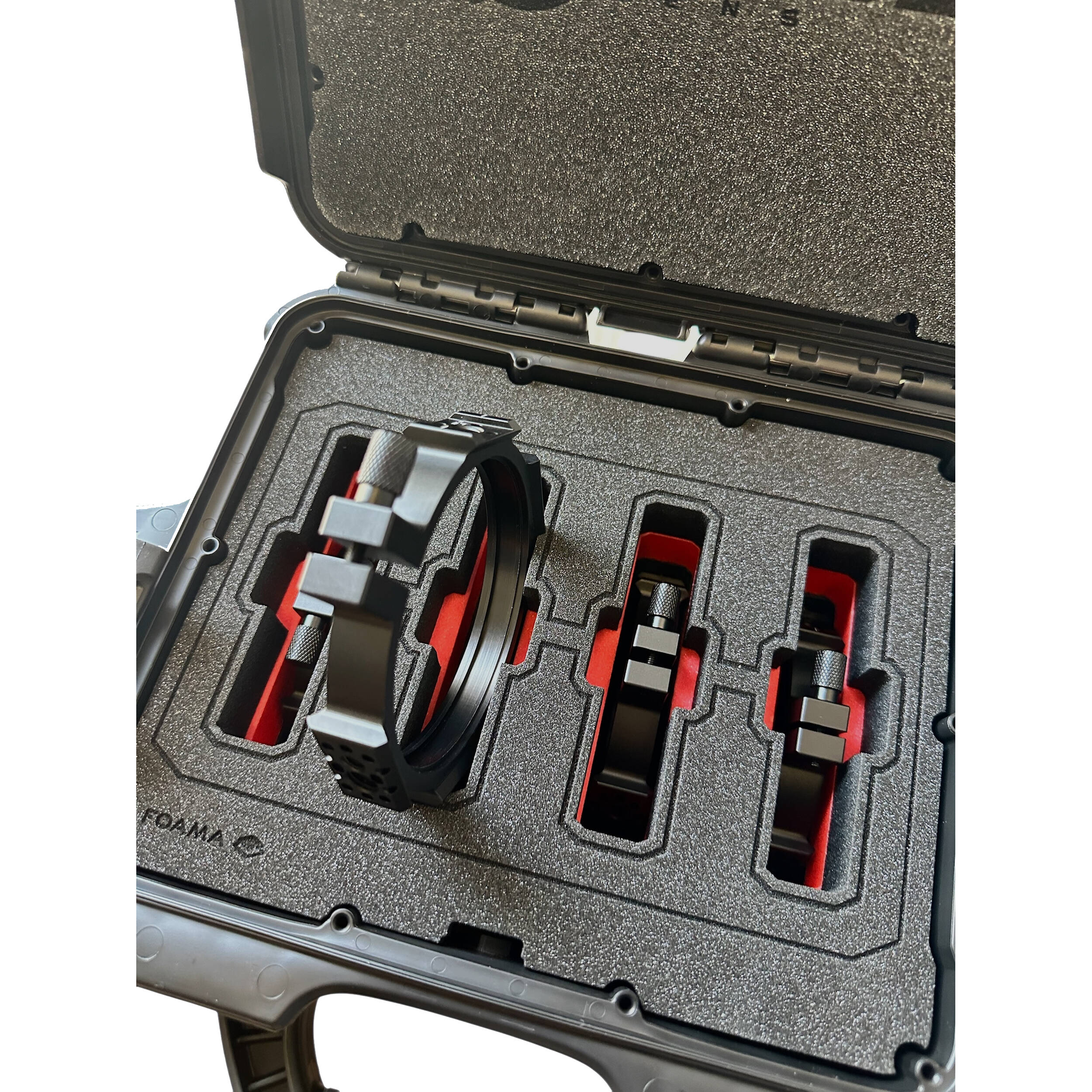 Simmod Four Clamp-On Lens Ring with NATO Rail Receiver Kit & Hard Case - Image 3