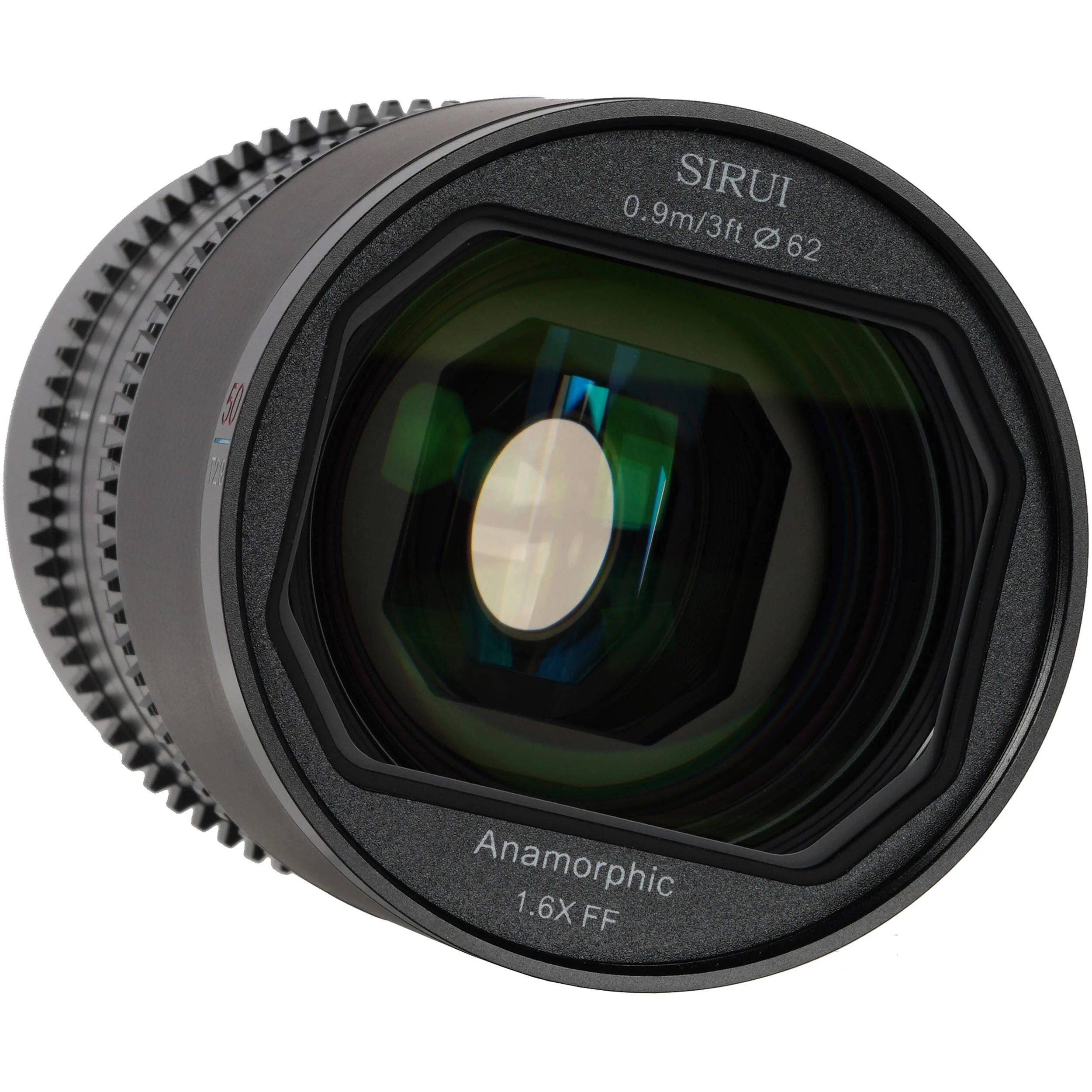 Sirui Saturn 50mm T2.9 1.6x Carbon Fiber Full-Frame Anamorphic Lens (FUJIFILM X, Blue Flare) - Image 6