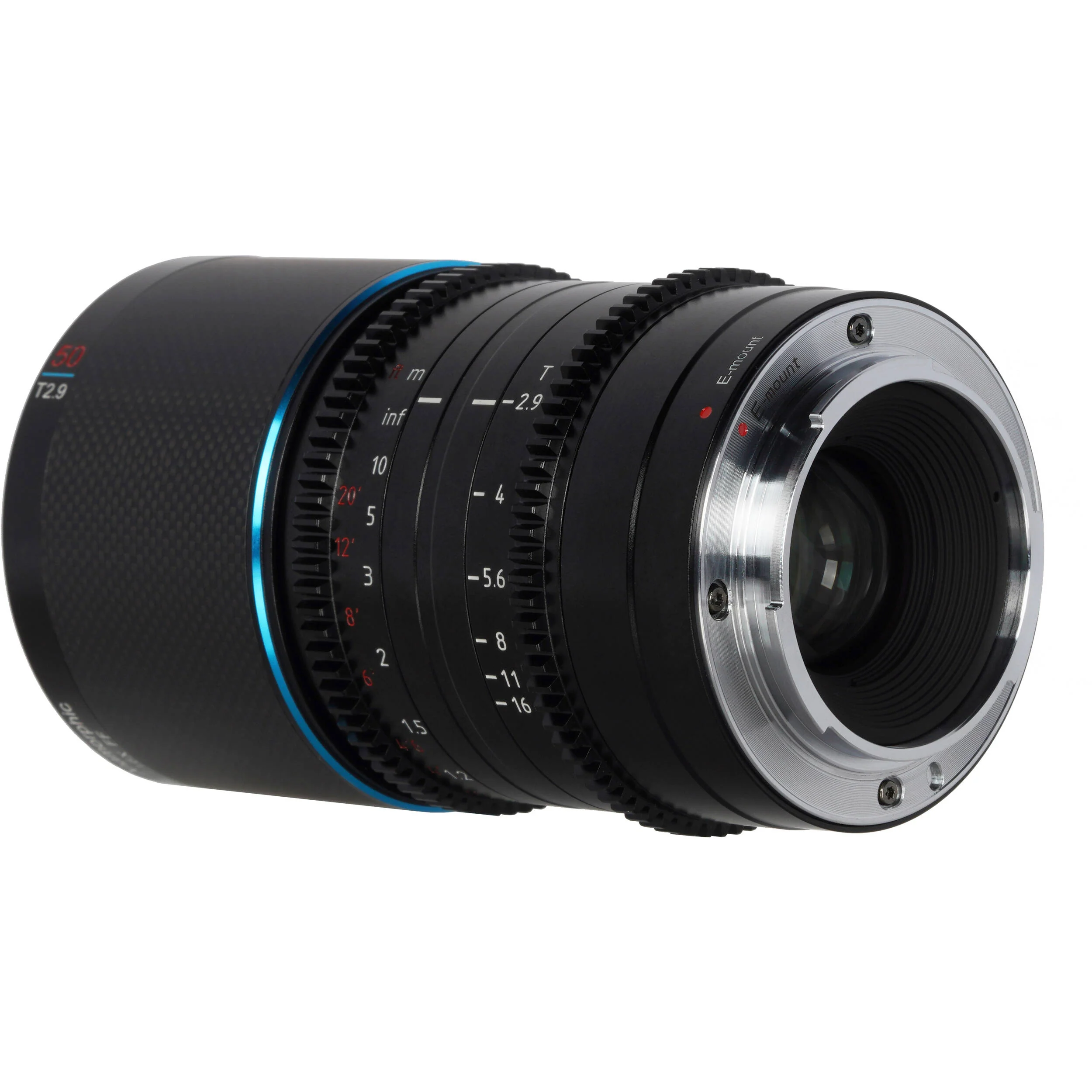 Sirui Saturn 50mm T2.9 1.6x Carbon Fiber Full-Frame Anamorphic Lens (Leica L, Blue Flare) - Image 5