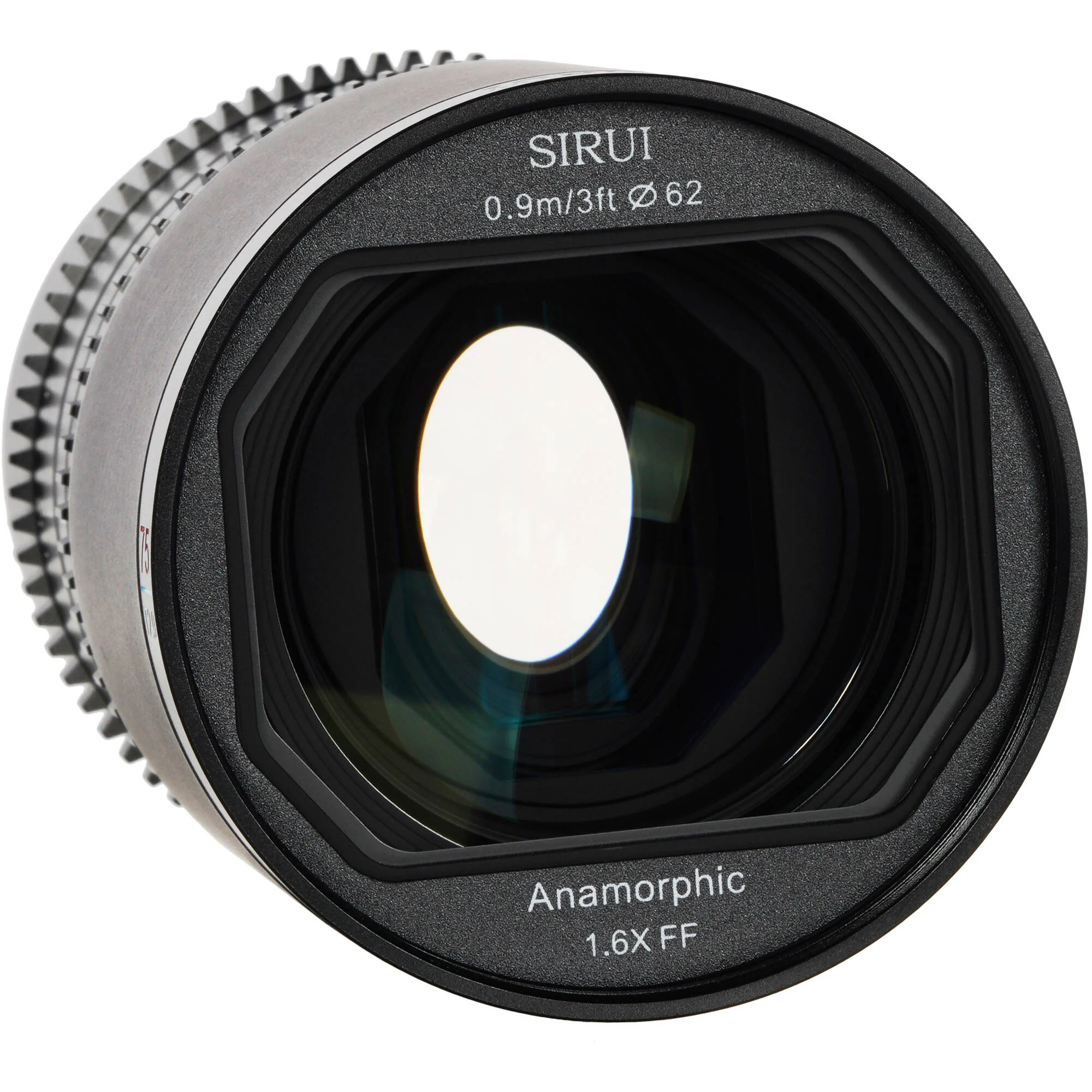 Sirui Saturn 75mm T2.9 1.6x Carbon Fiber Full-Frame Anamorphic Lens (Sony E, Blue Flare) - Image 4